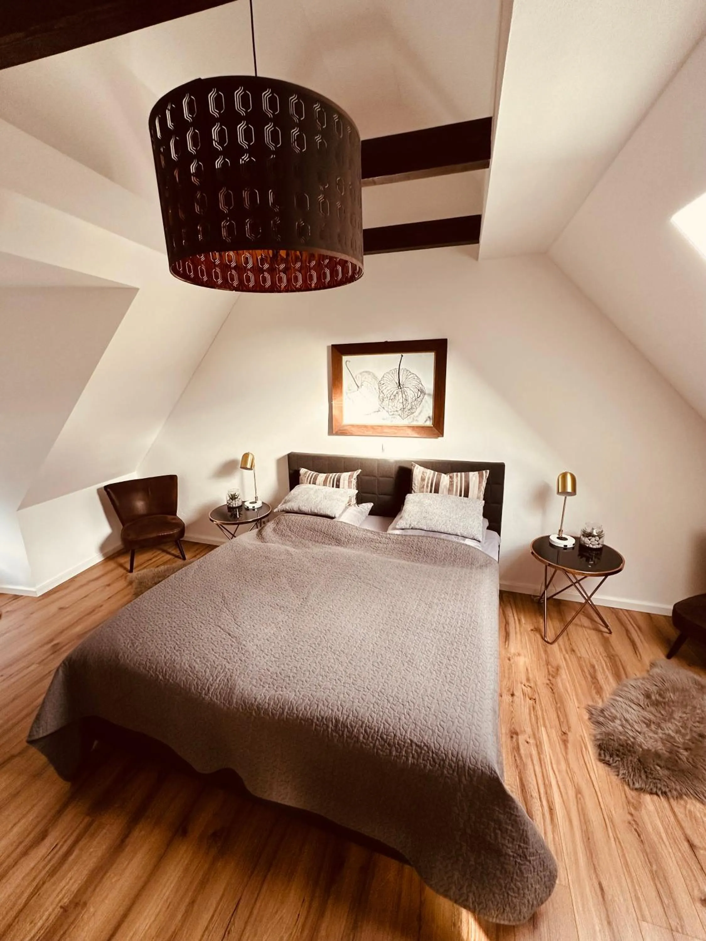 Living room, Bed in Lieblingsbude Schwerin