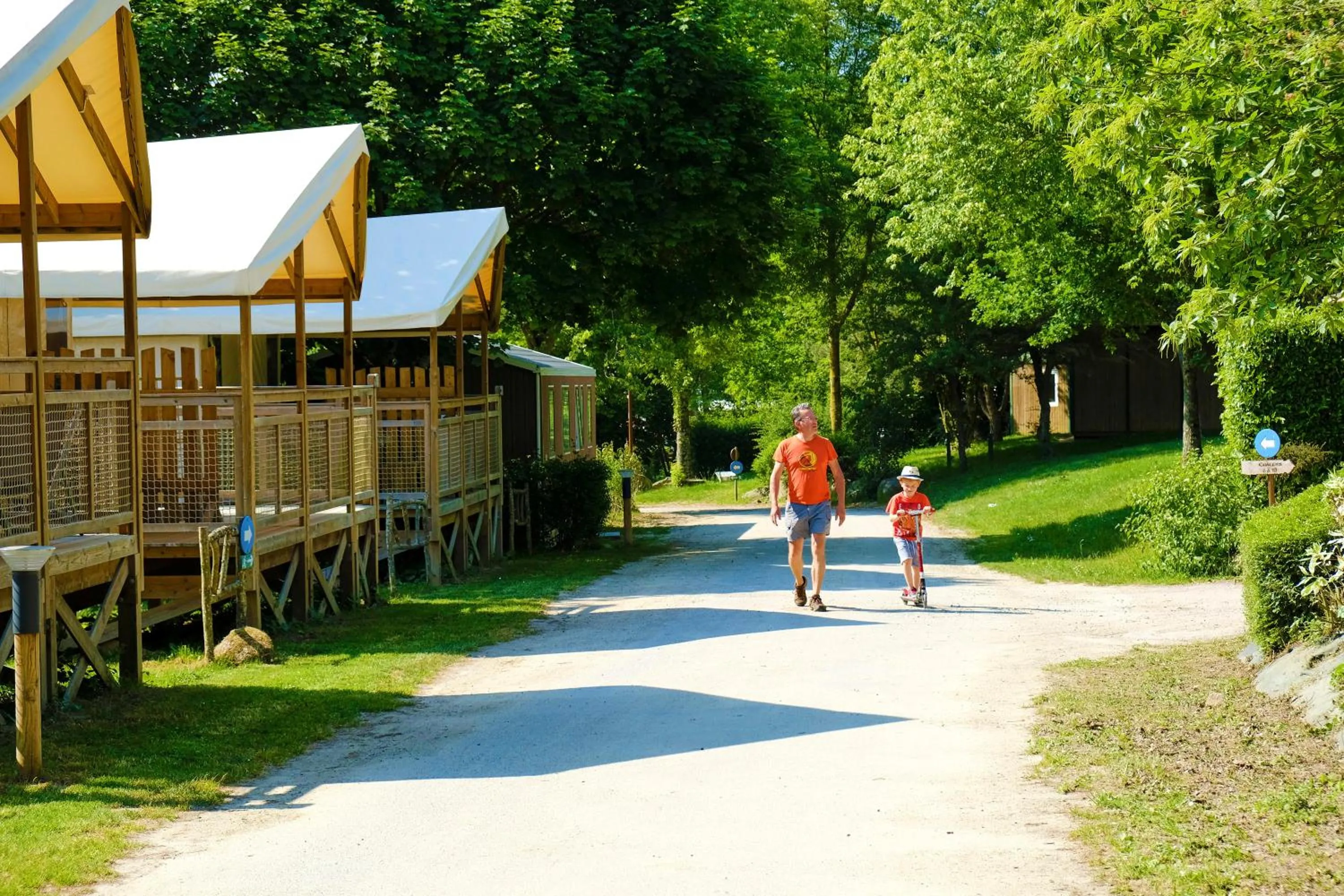 Natural landscape in Camping Capfun La Bretèche
