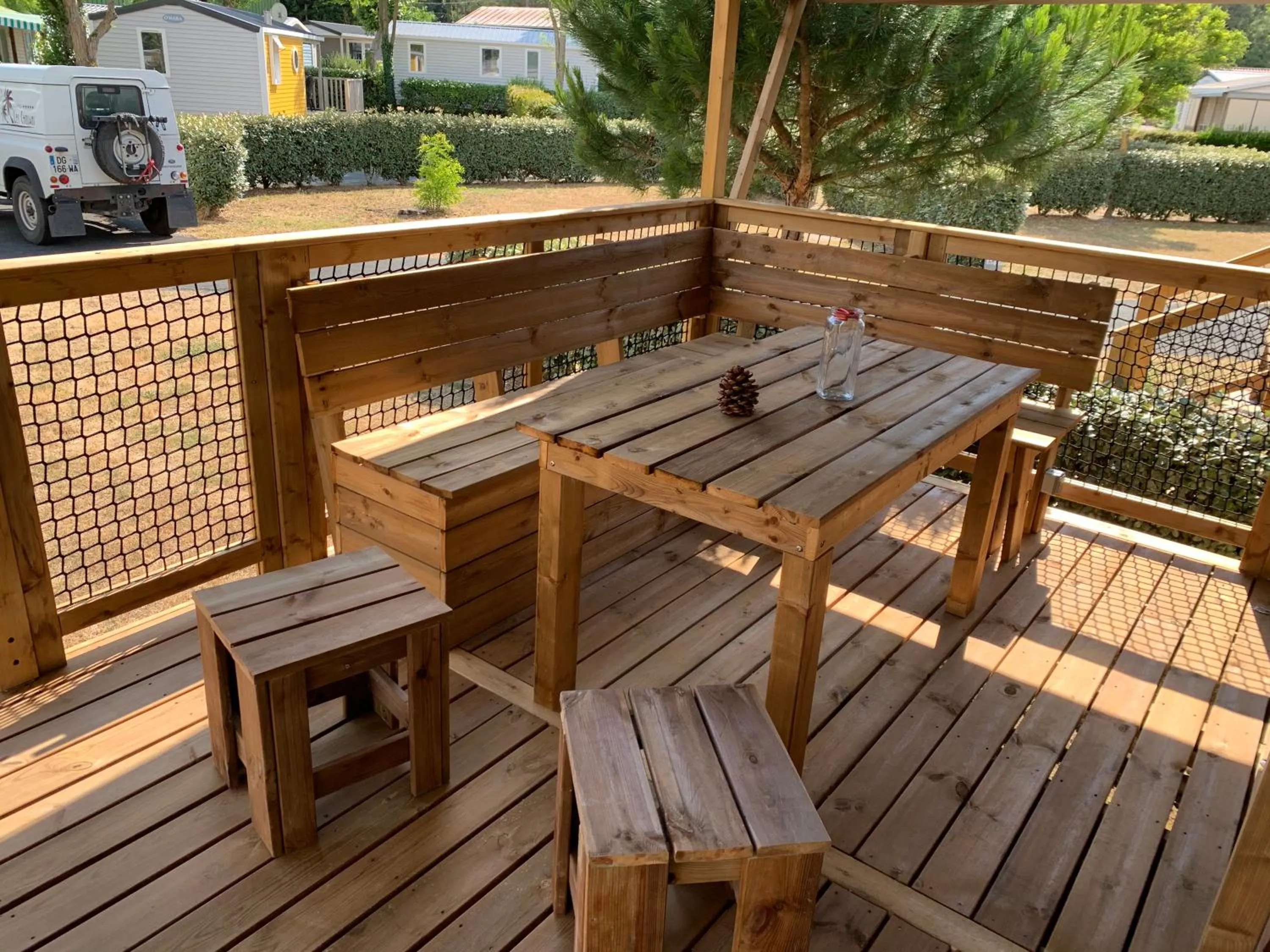 Balcony/Terrace in Camping Capfun La Bretèche