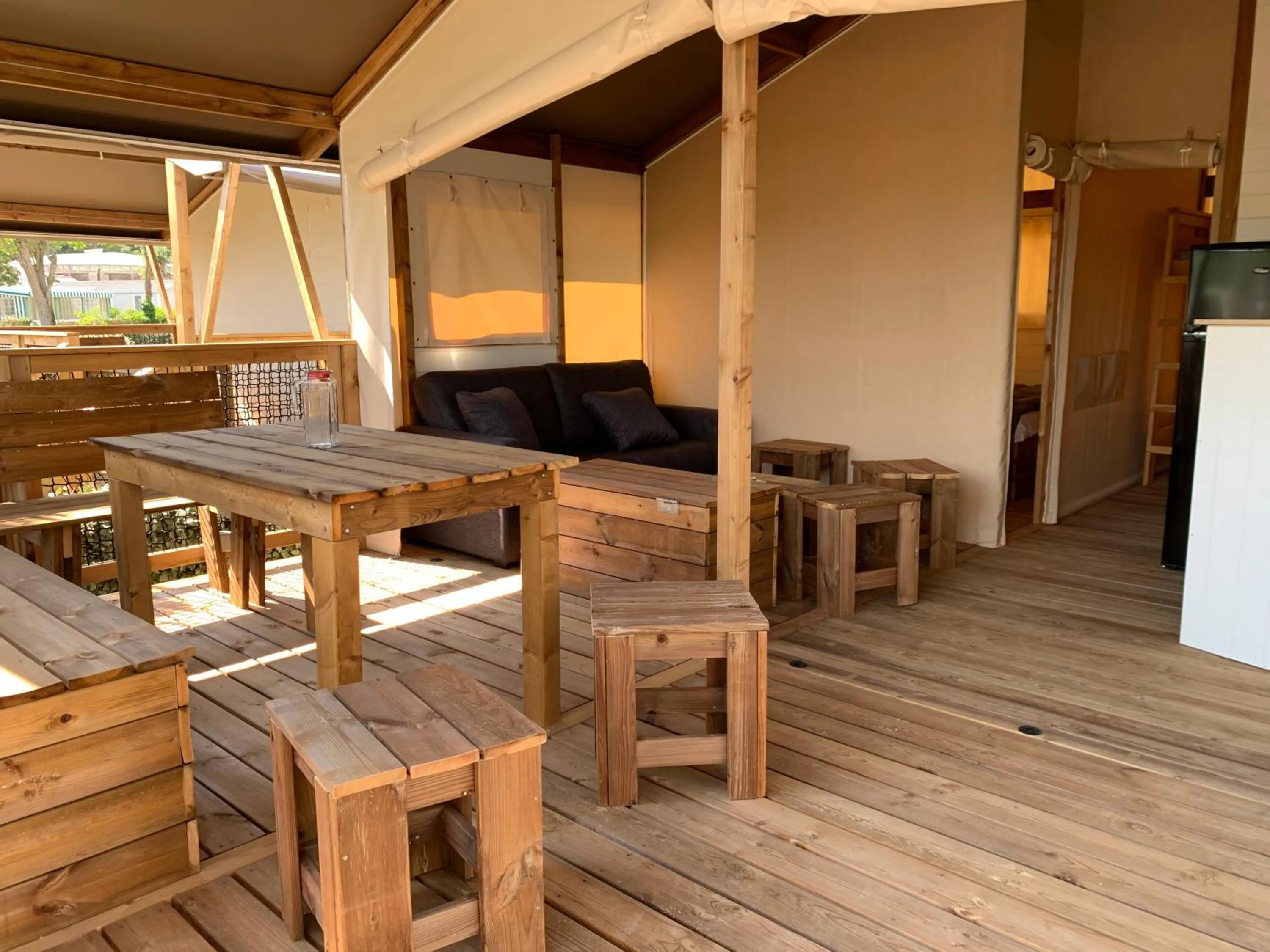 Patio in Camping Capfun La Bretèche