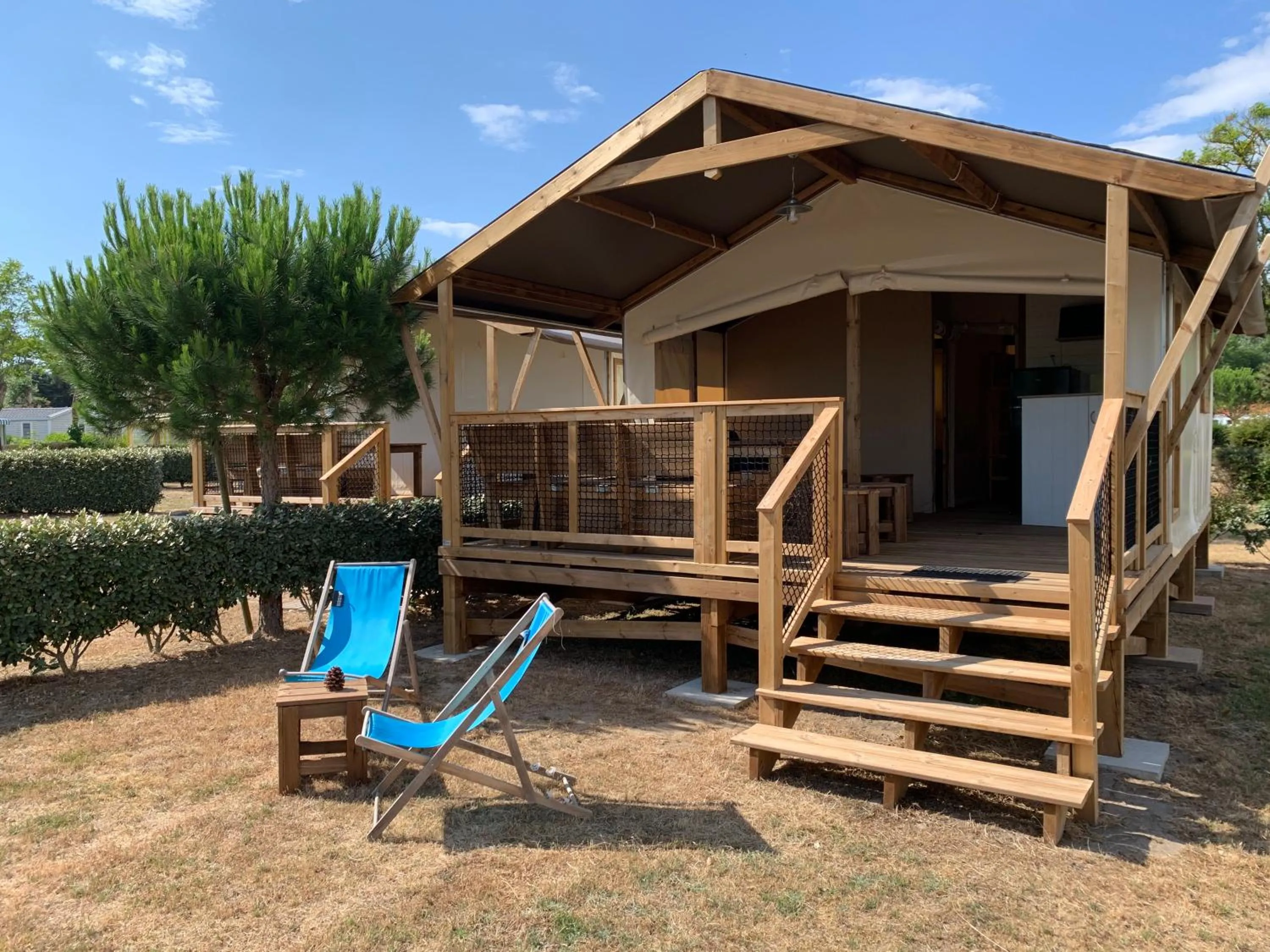 Patio in Camping Capfun La Bretèche