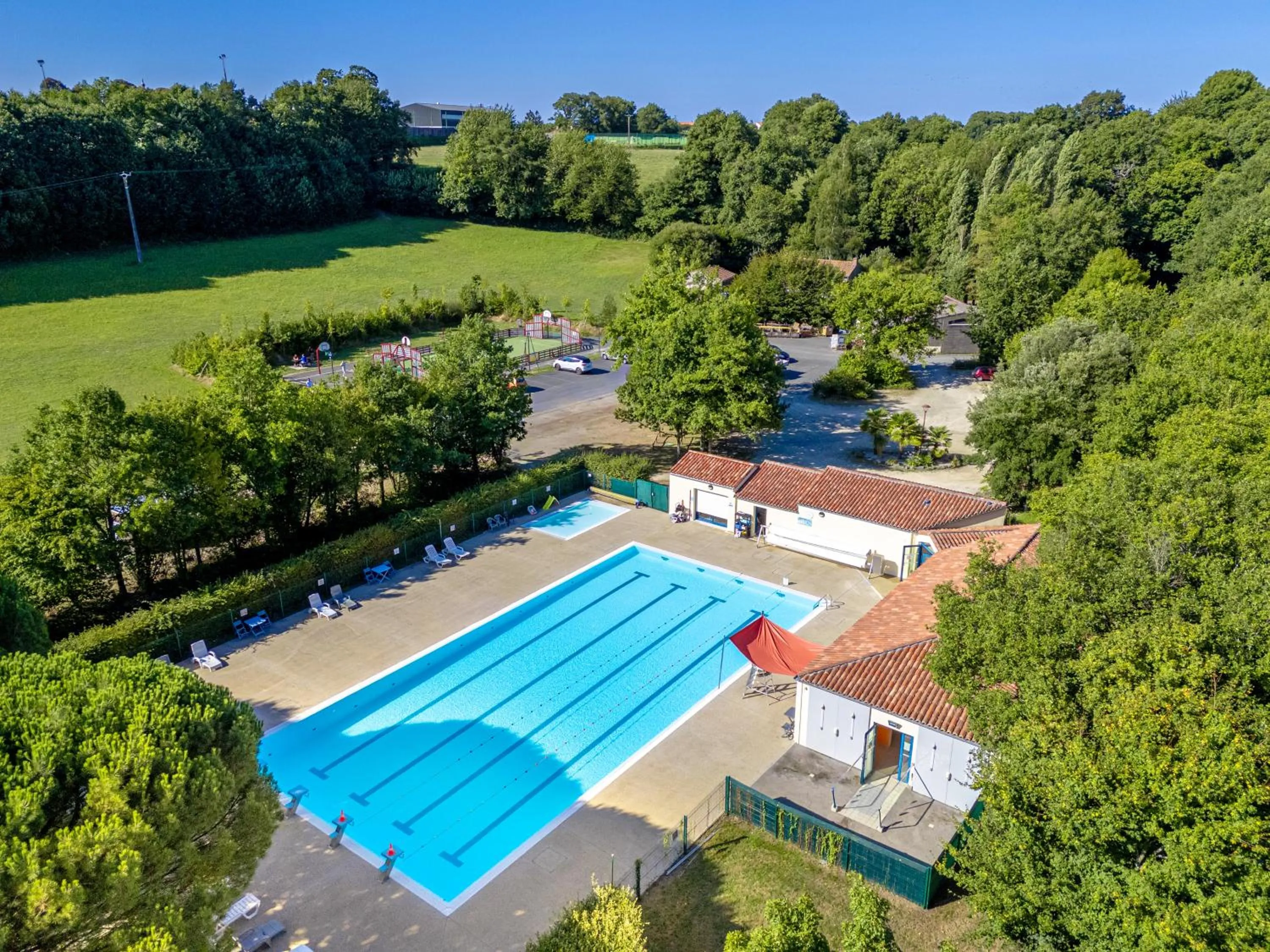 Bird's eye view in Camping Capfun La Bretèche