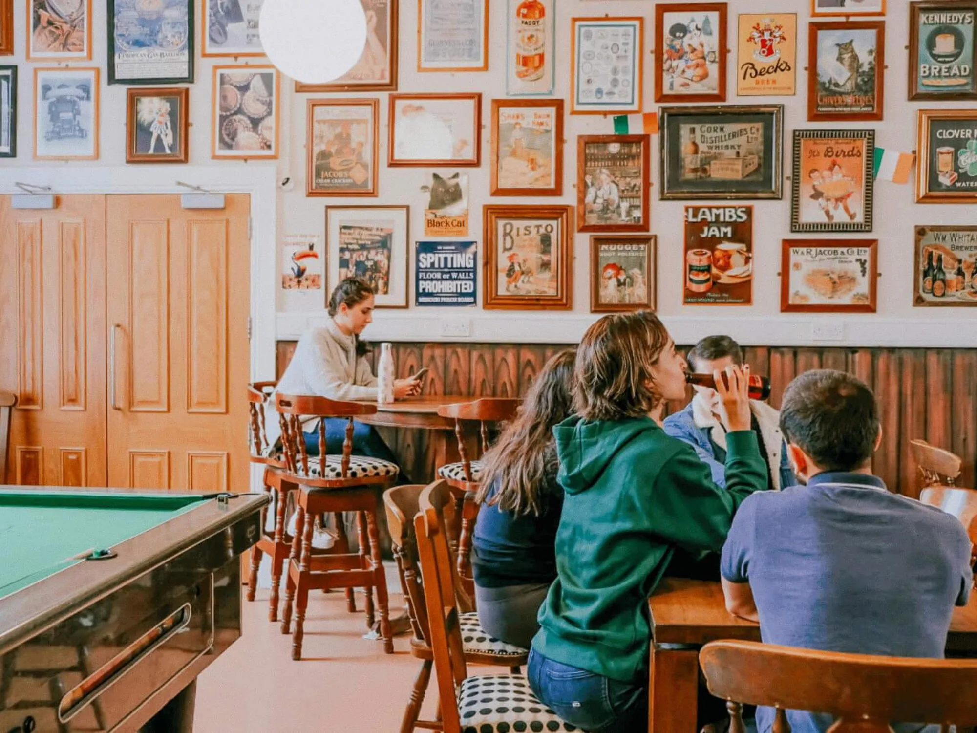 Living room in Gardiner House Hostel