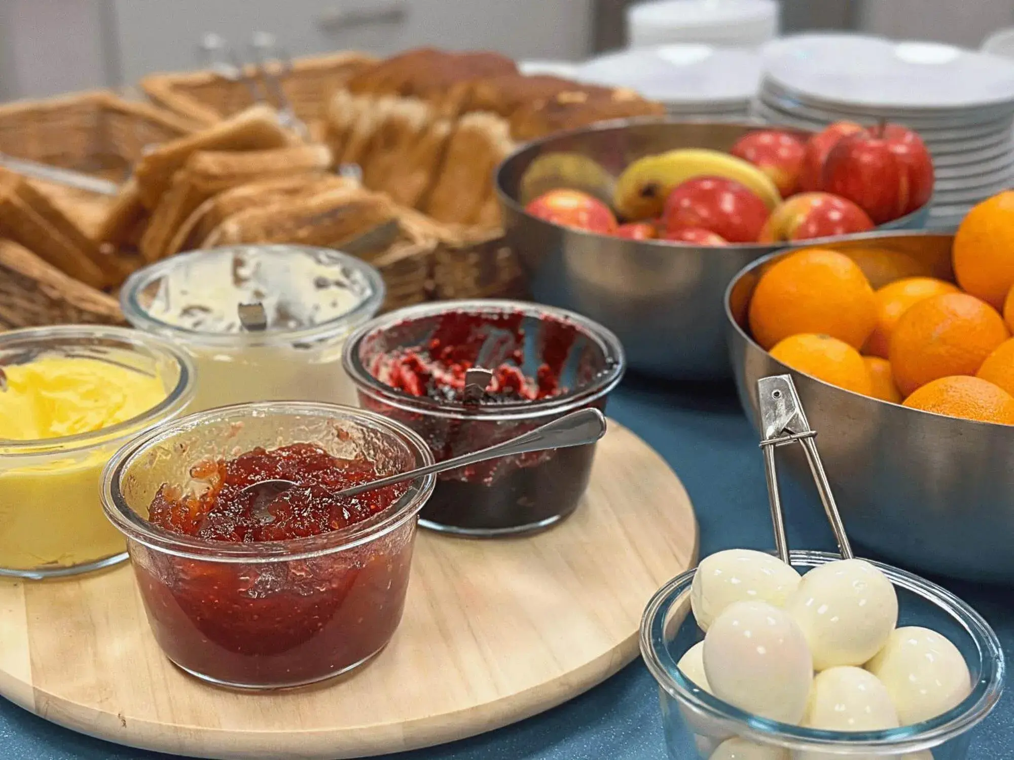 Breakfast in Gardiner House Hostel Breakfast in Gardiner House Hostel