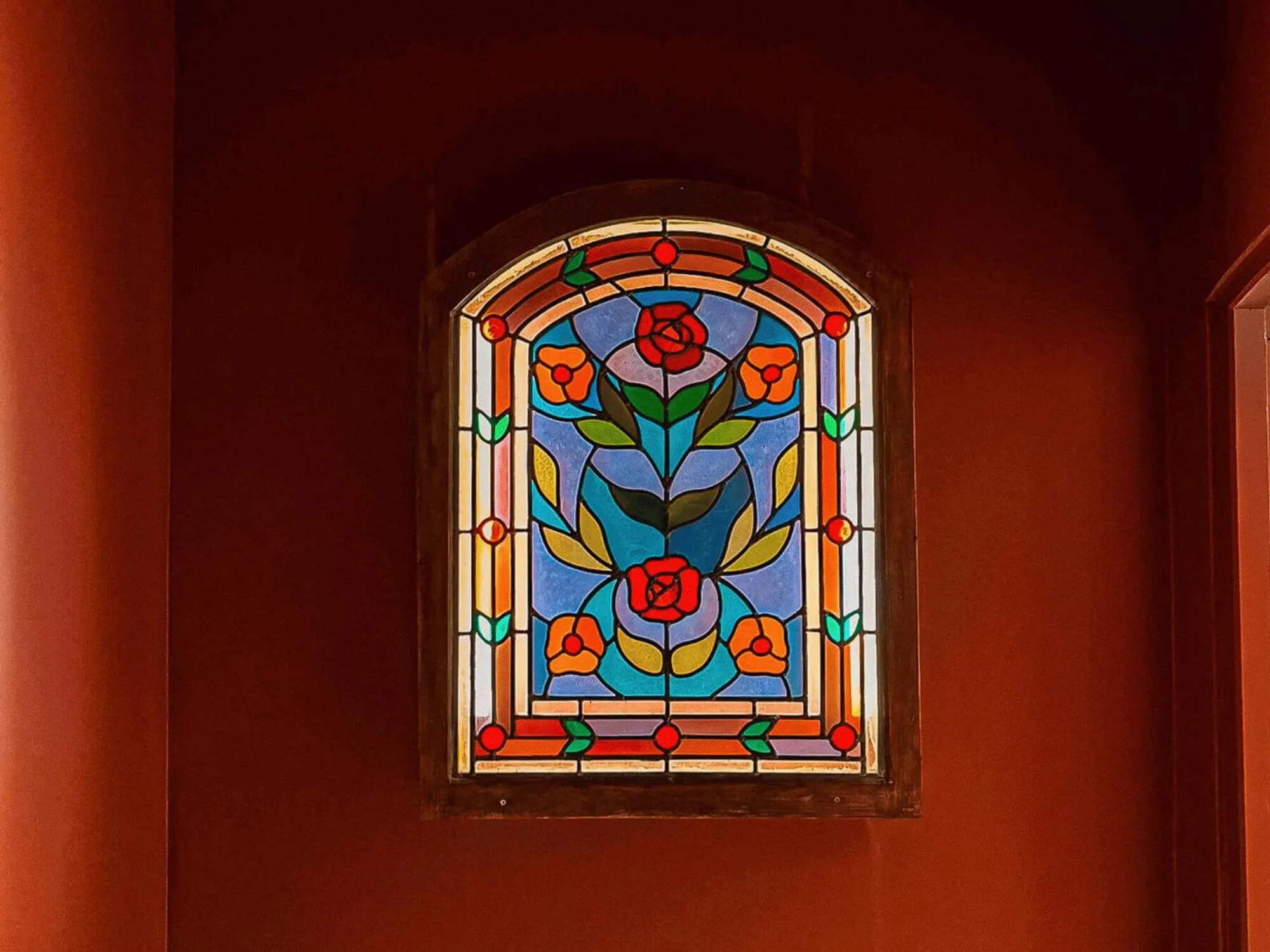 Decorative detail in Gardiner House Hostel