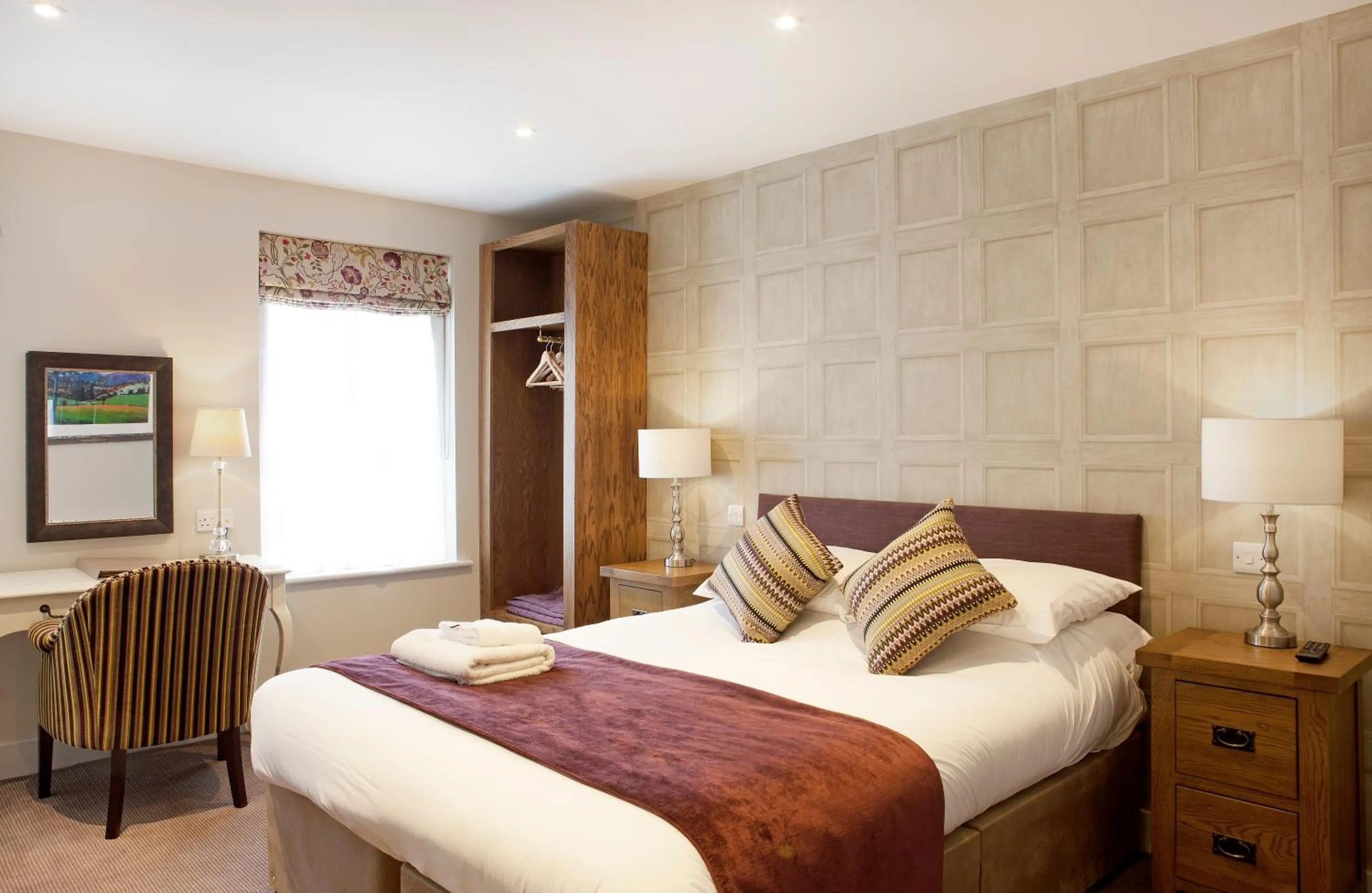 Bed in The Talbot Hotel