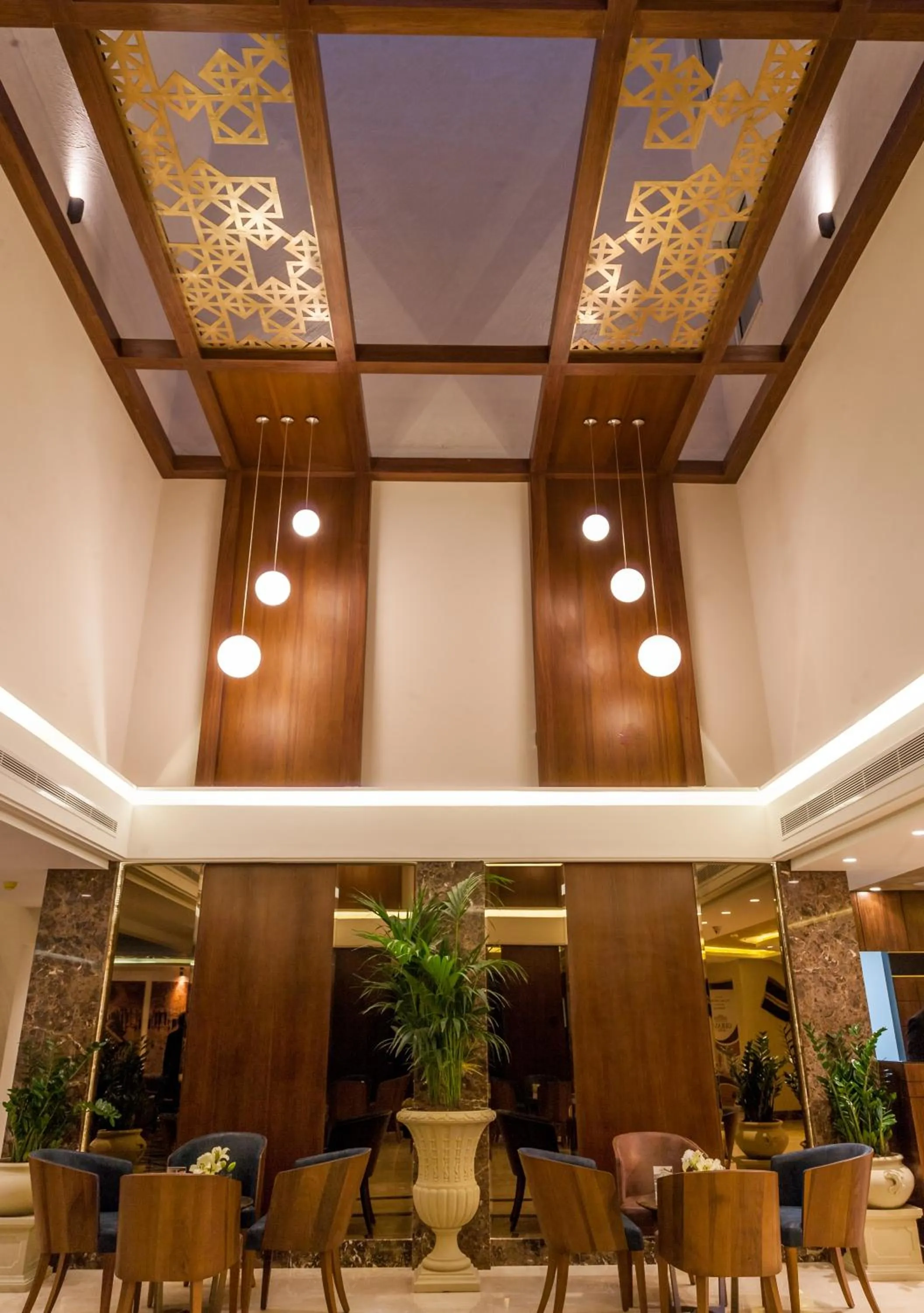 Lobby or reception in Gerasa Hotel