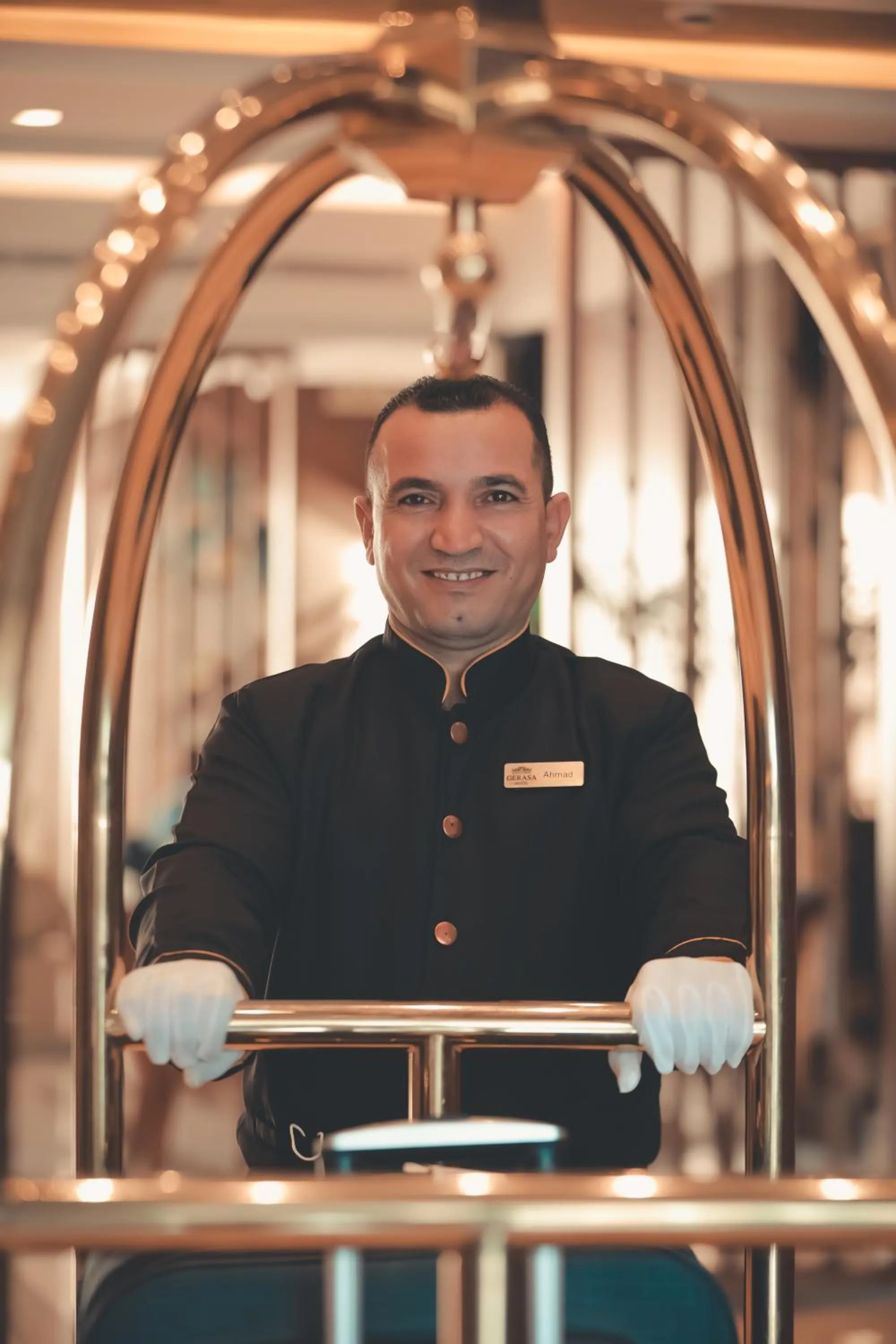 concierge in Gerasa Hotel