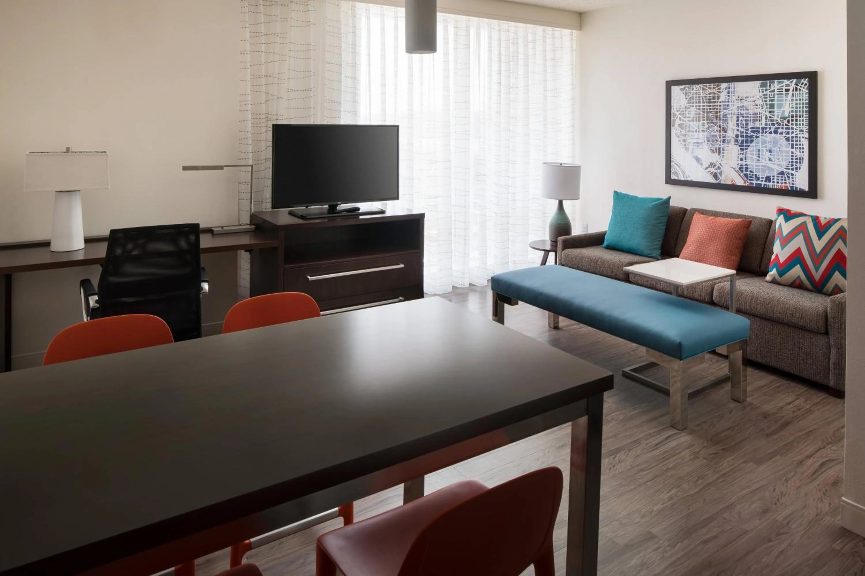 Living room in Residence Inn Washington Capitol Hill/Navy Yard