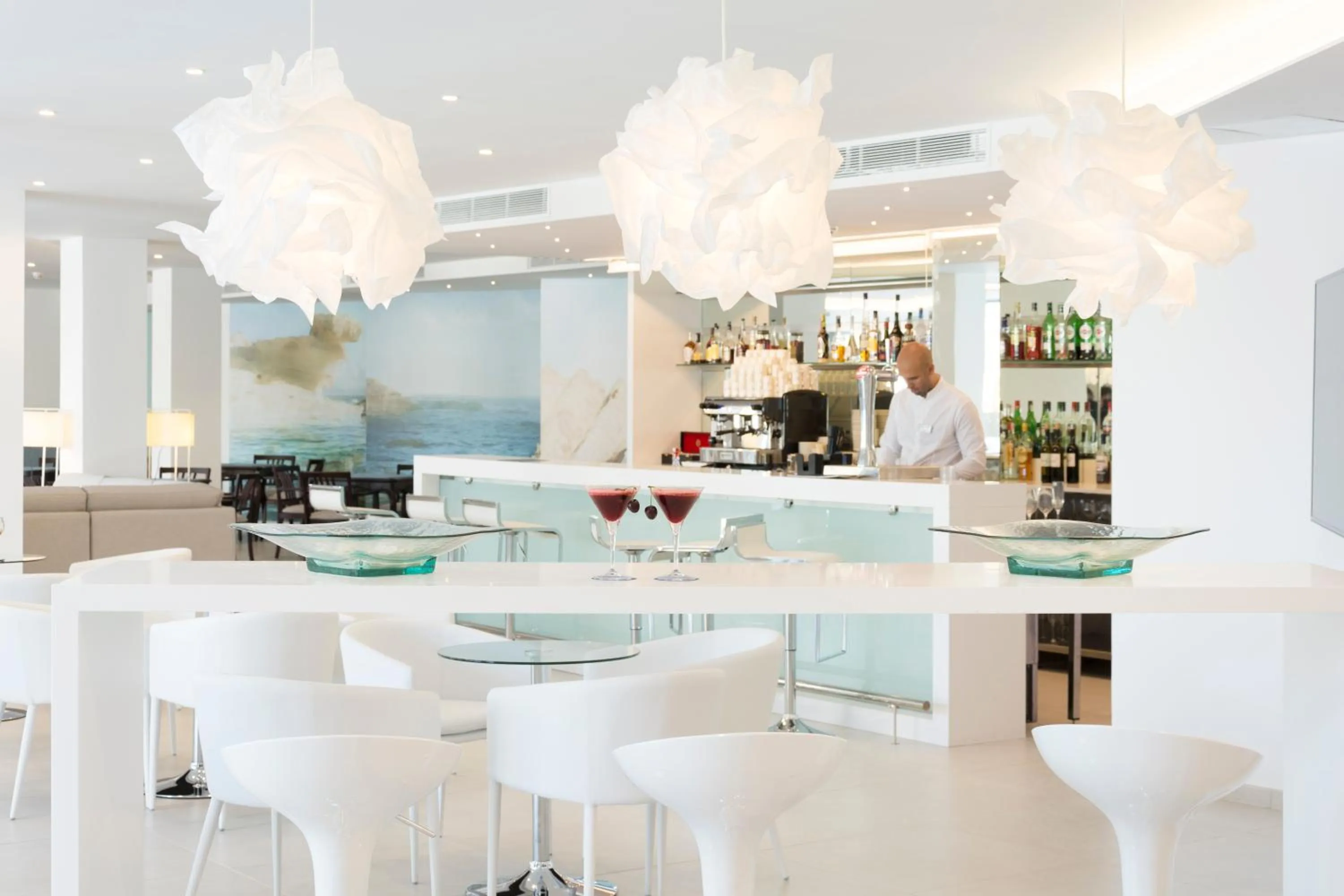 Communal lounge/ TV room in Reverence Mare Hotel - Adults Only