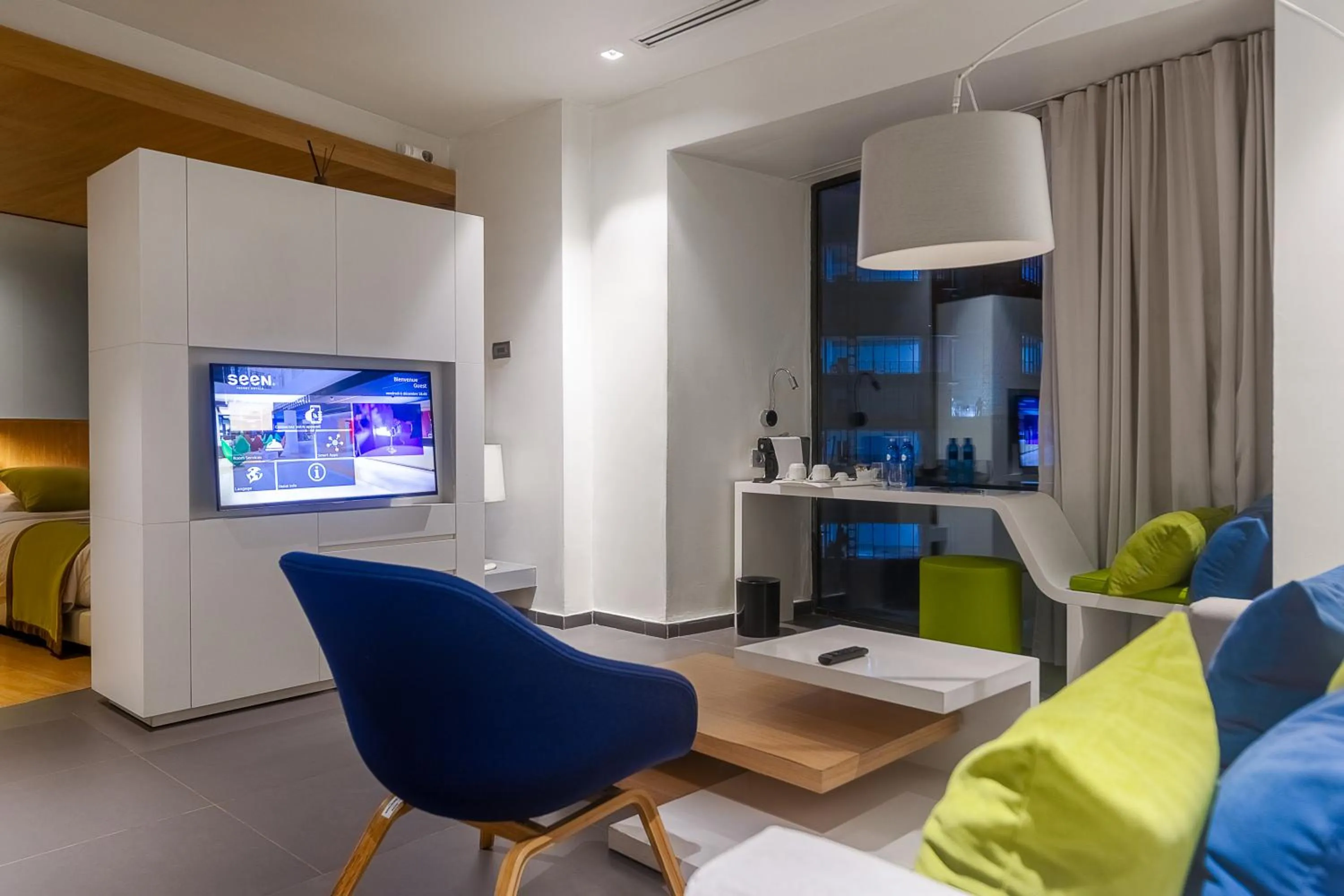 Bed in Seen Hotel Abidjan Plateau