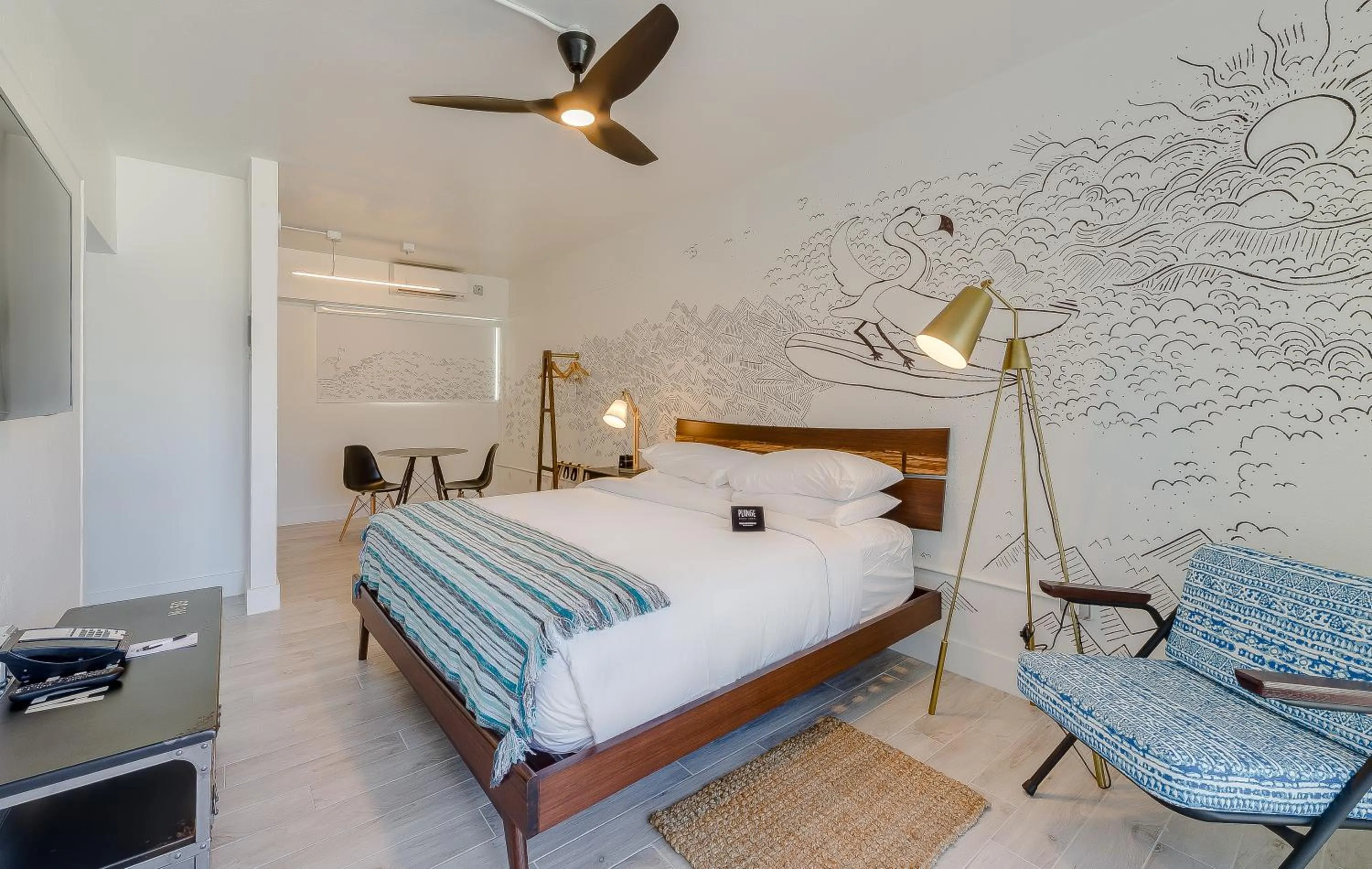 Bed in Plunge Beach Resort