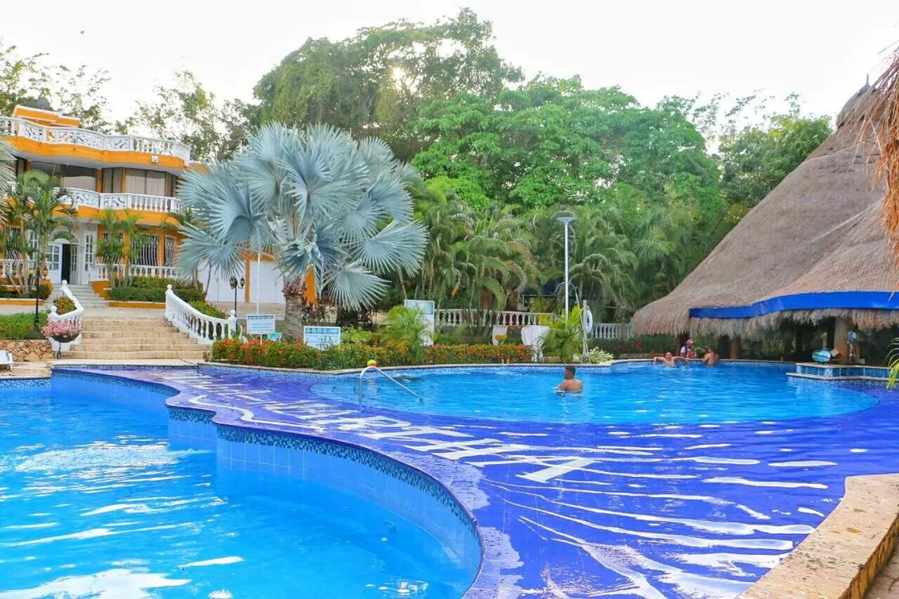 Property building in Eco Hotel Villa Martha