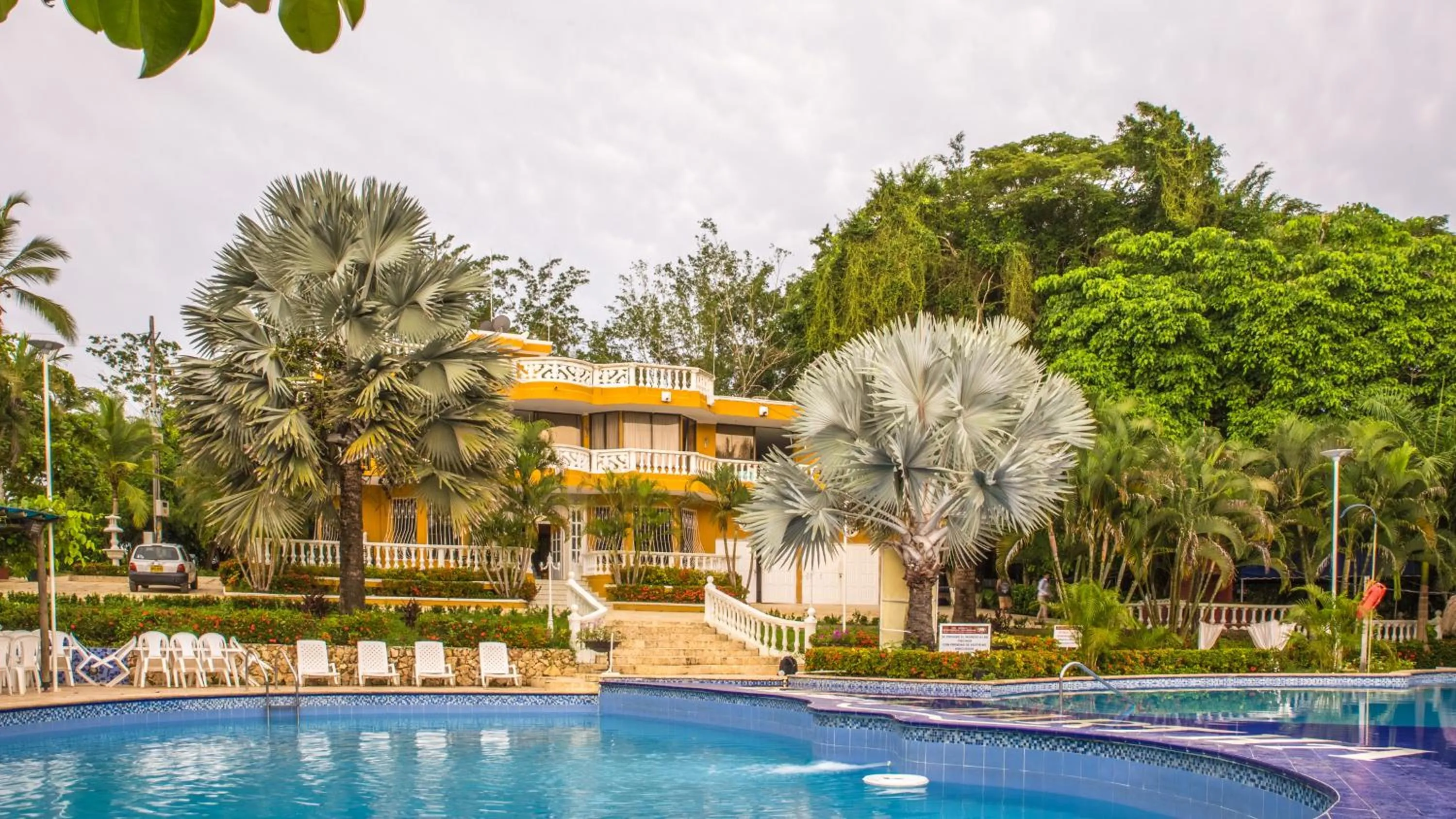 Property building in Eco Hotel Villa Martha