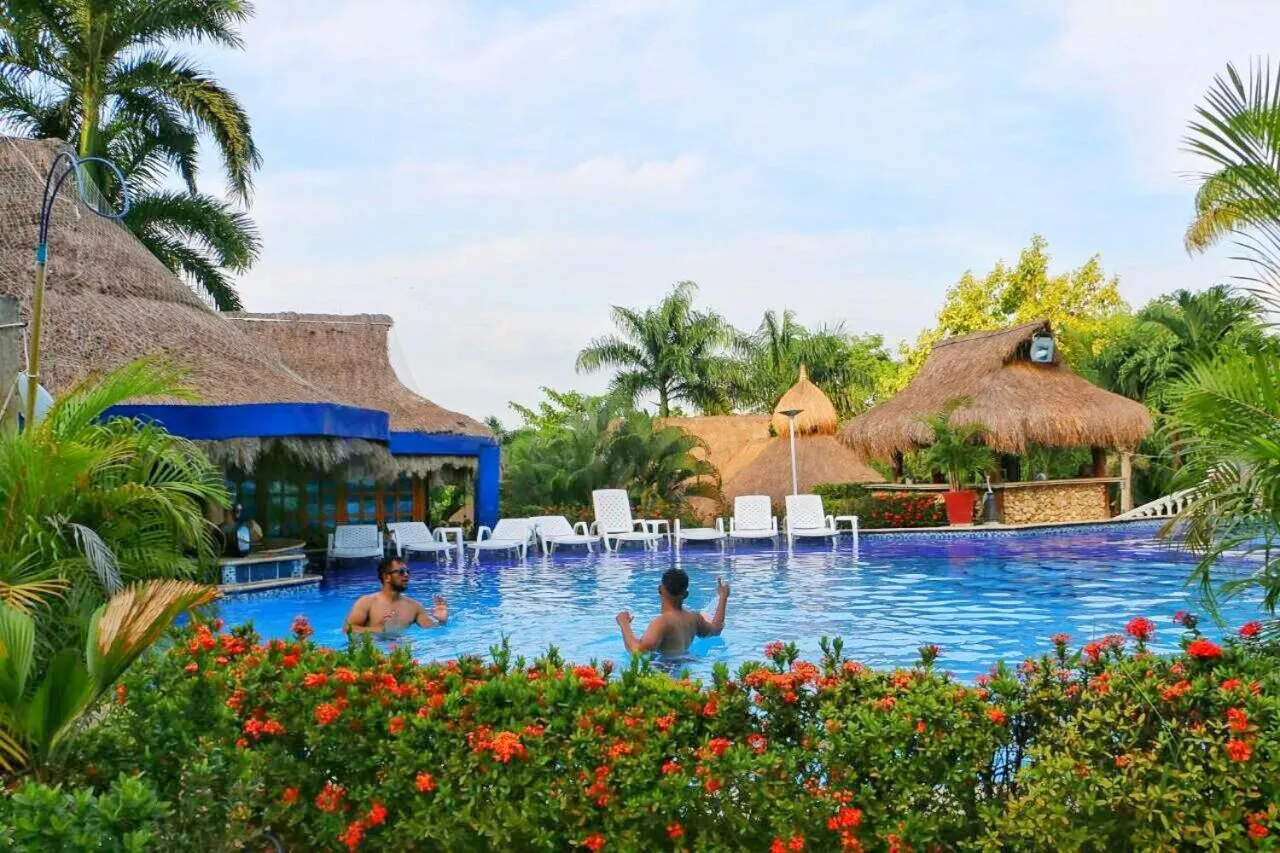 Swimming pool in Eco Hotel Villa Martha