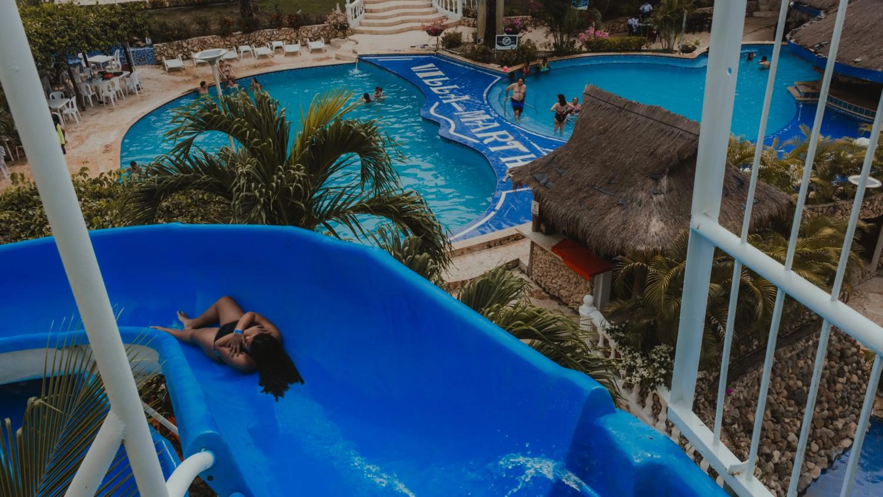 Swimming pool in Eco Hotel Villa Martha