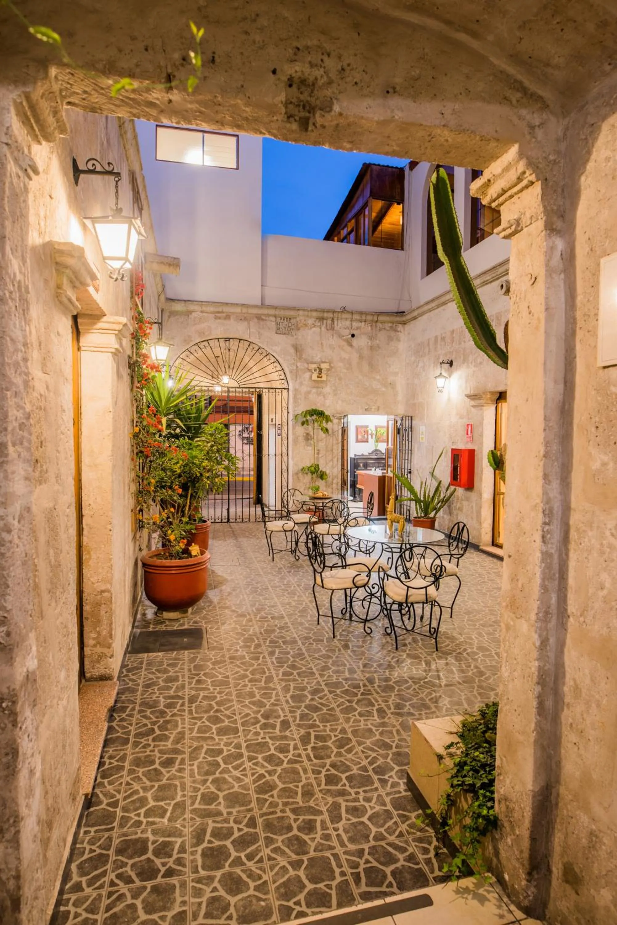 Patio in Santa Marta Hotel