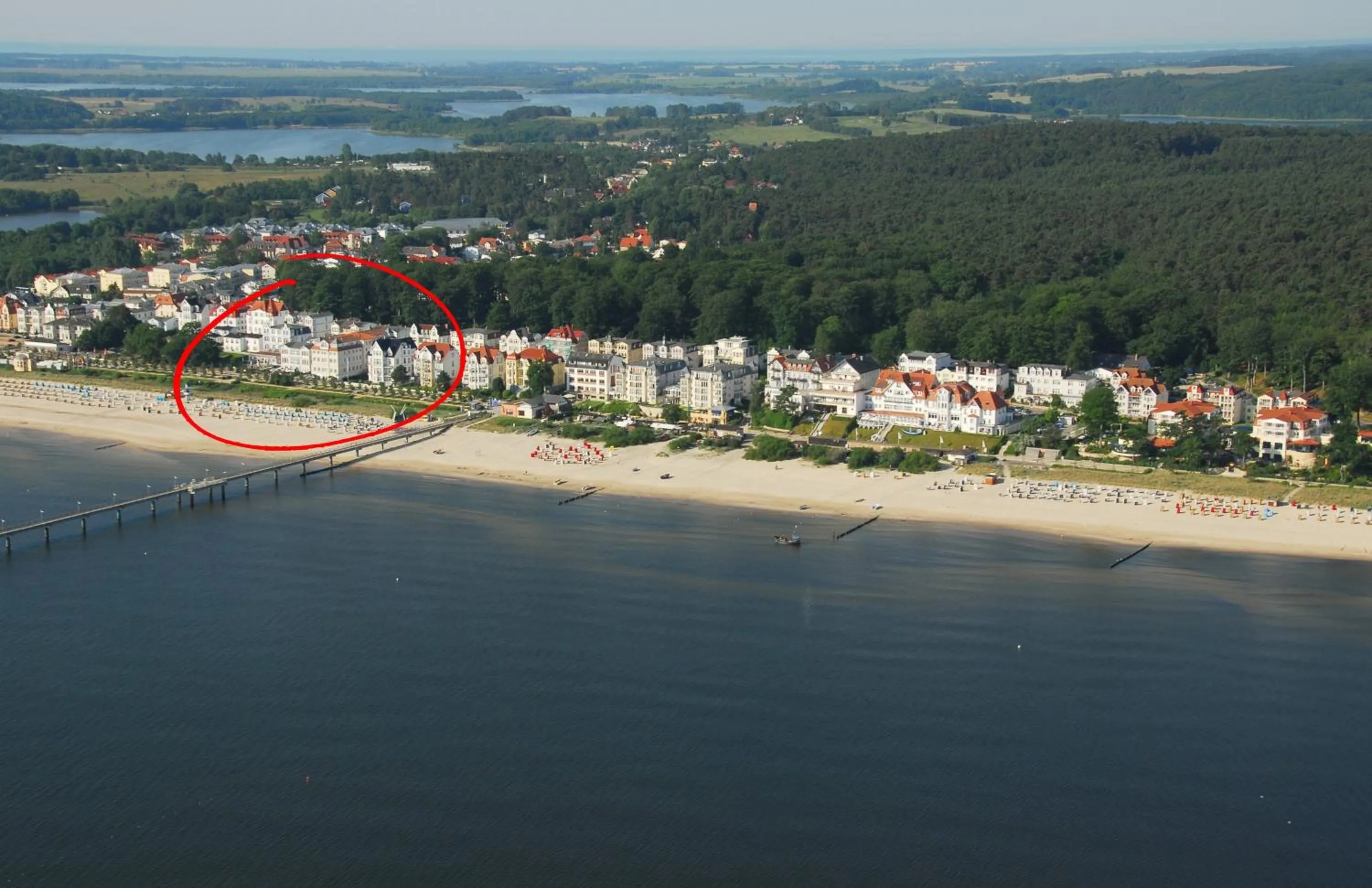 View (from property/room) in Strandhotel Bansiner Hof