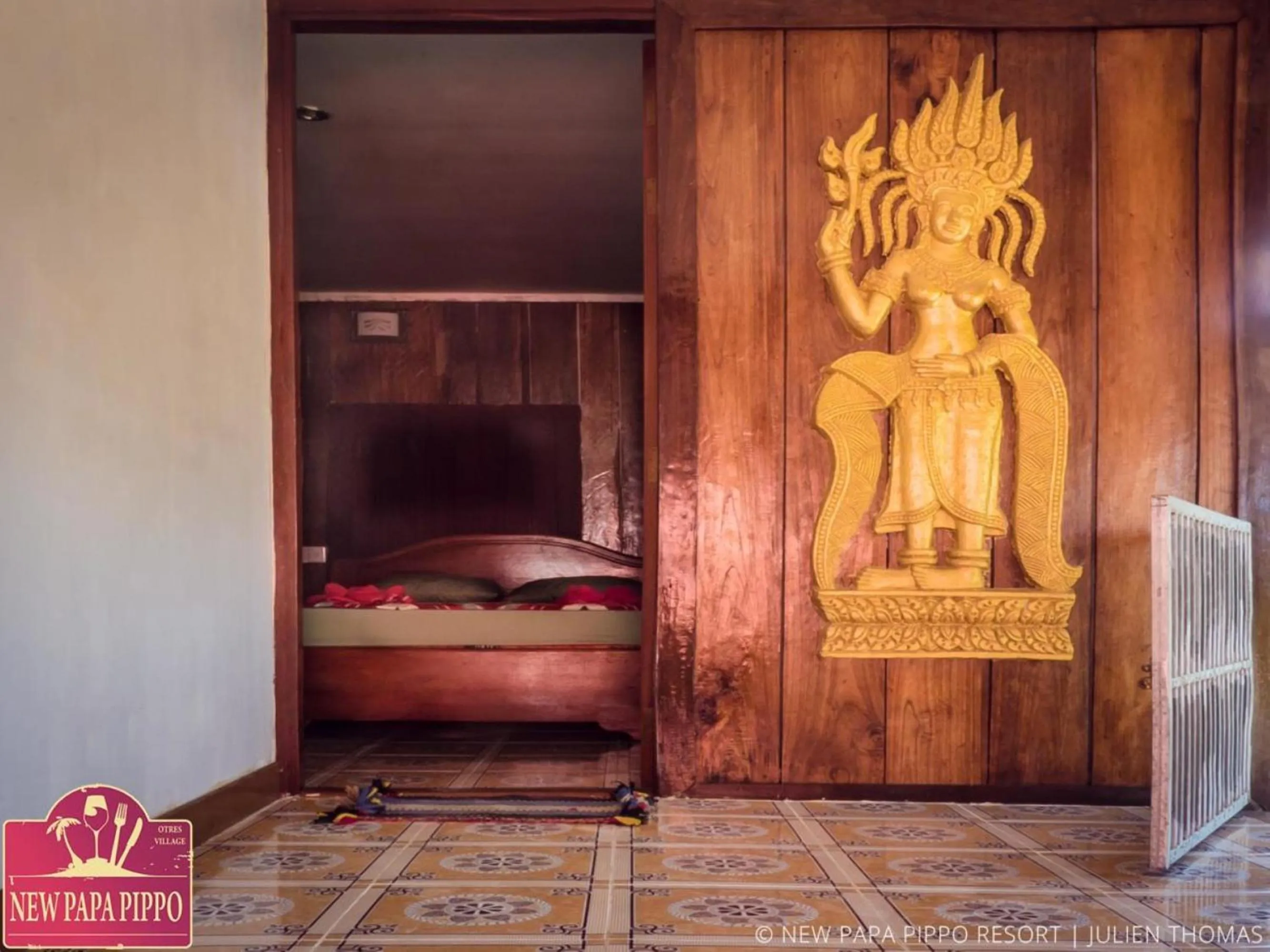 Bed in New Papa Pippo Resort