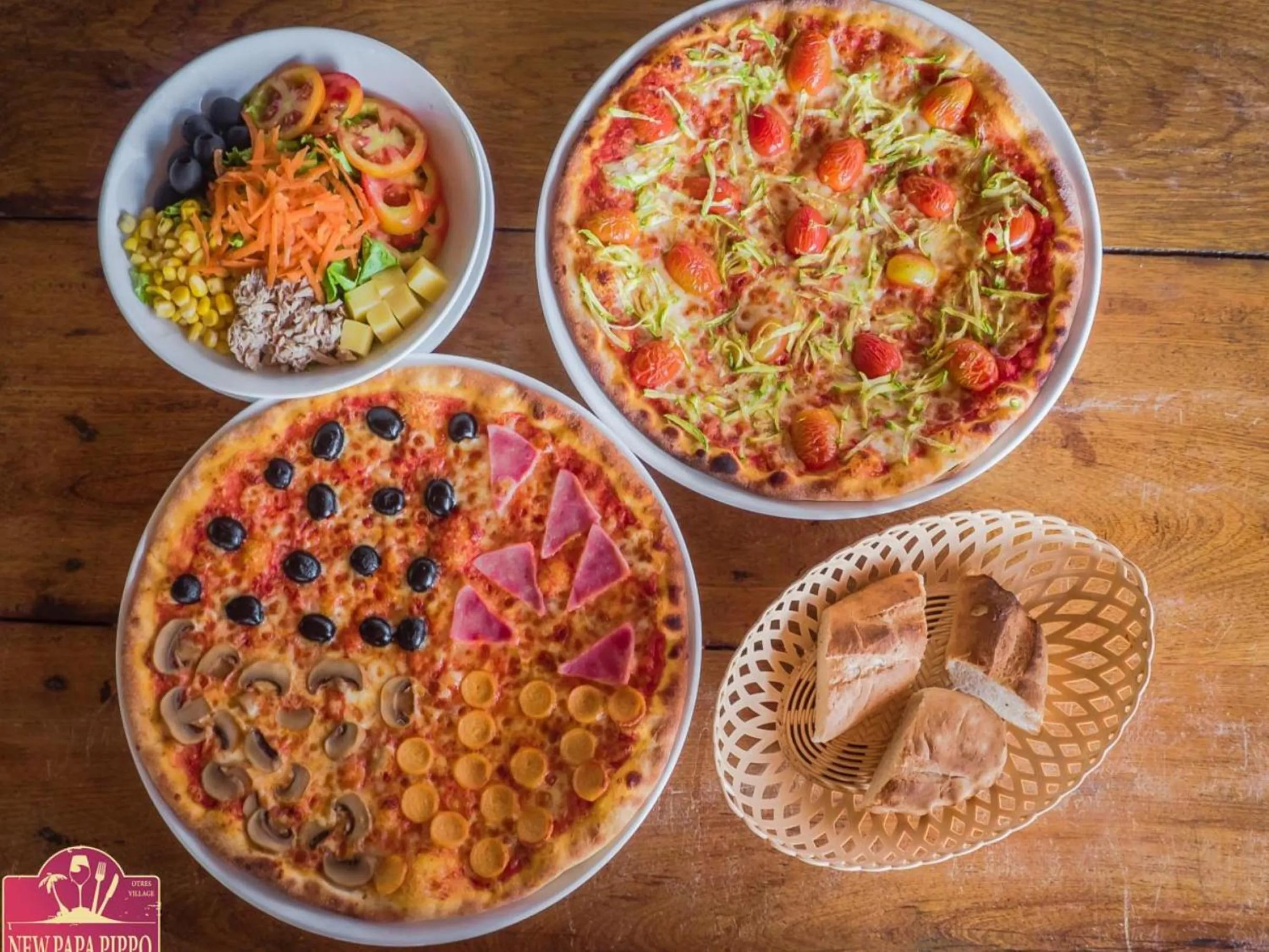 Food and drinks in New Papa Pippo Resort