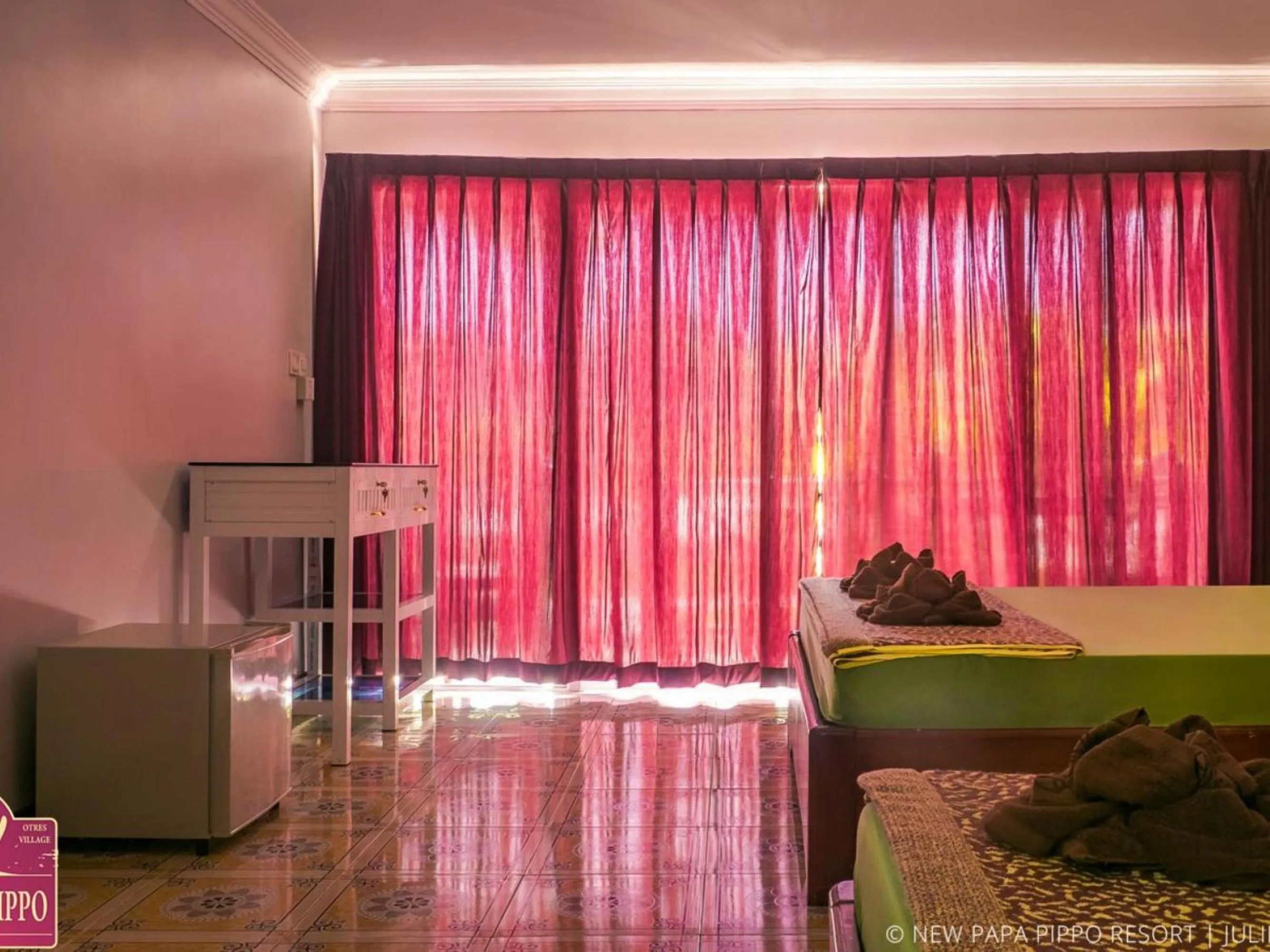 Bed in New Papa Pippo Resort