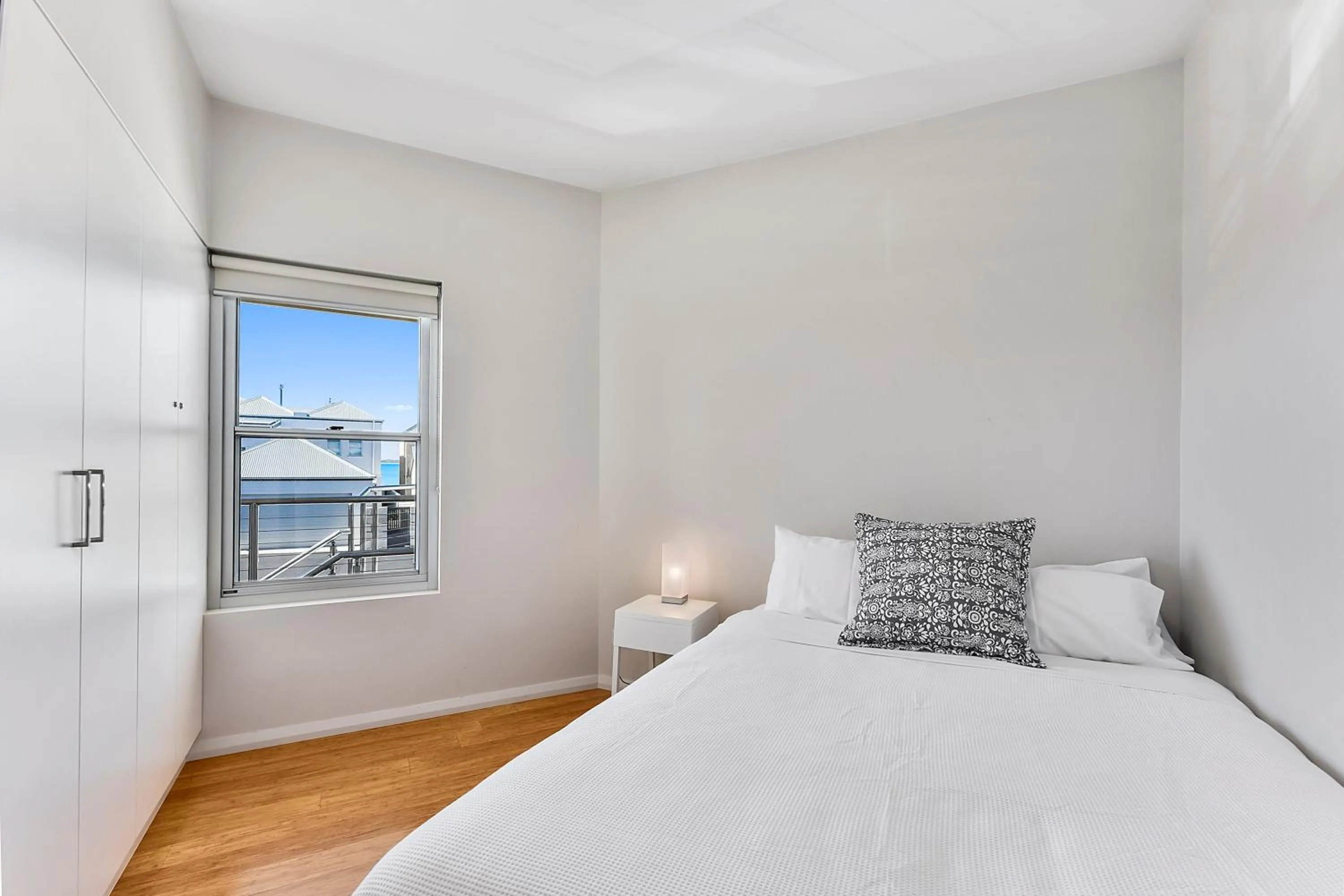 Bed in Robe Marina Accommodation