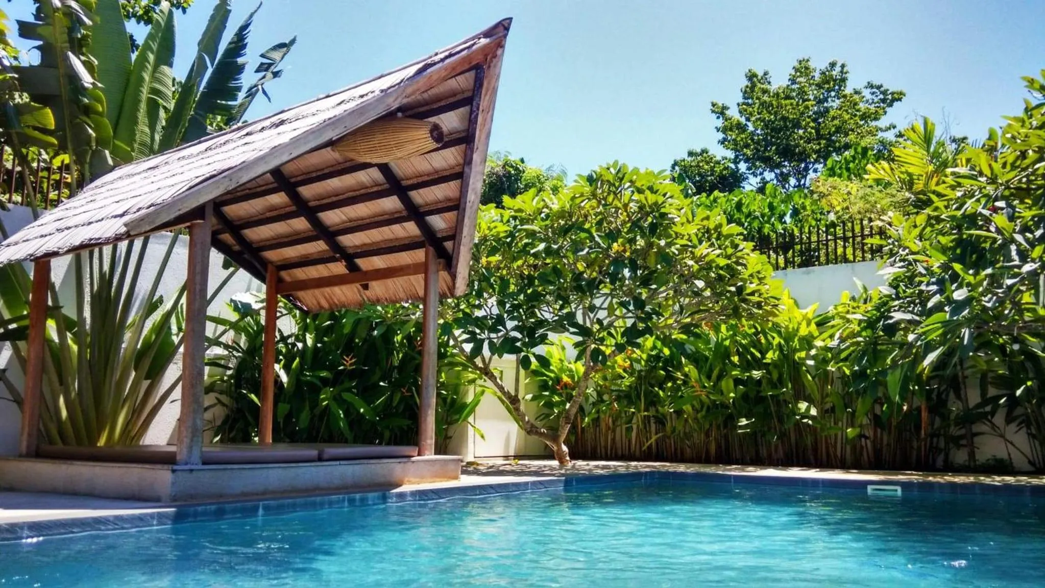 Pool view in Villa Kalachuchi V.K