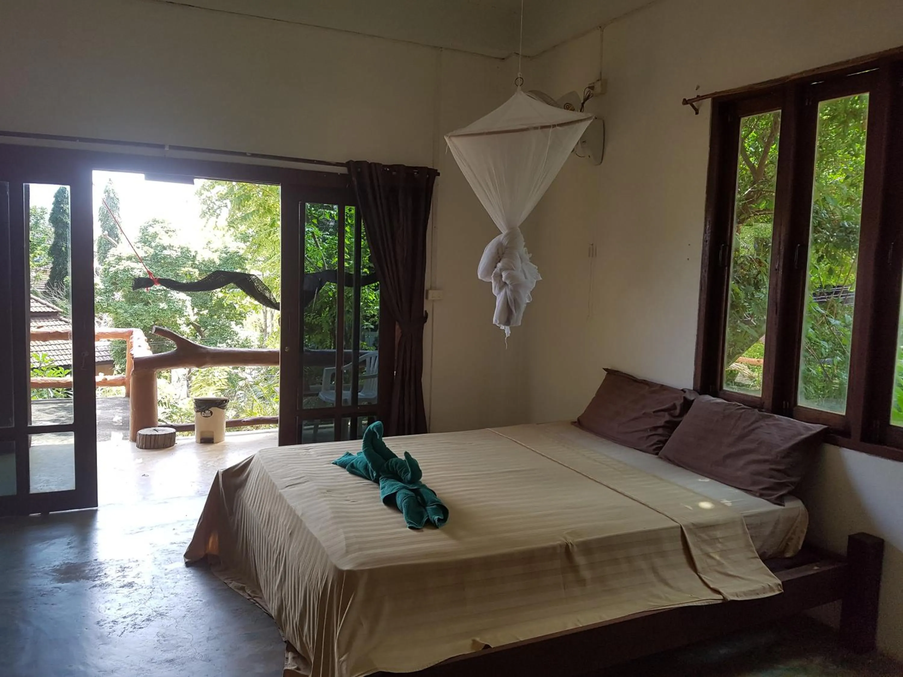 Bed in Poseidon Resort