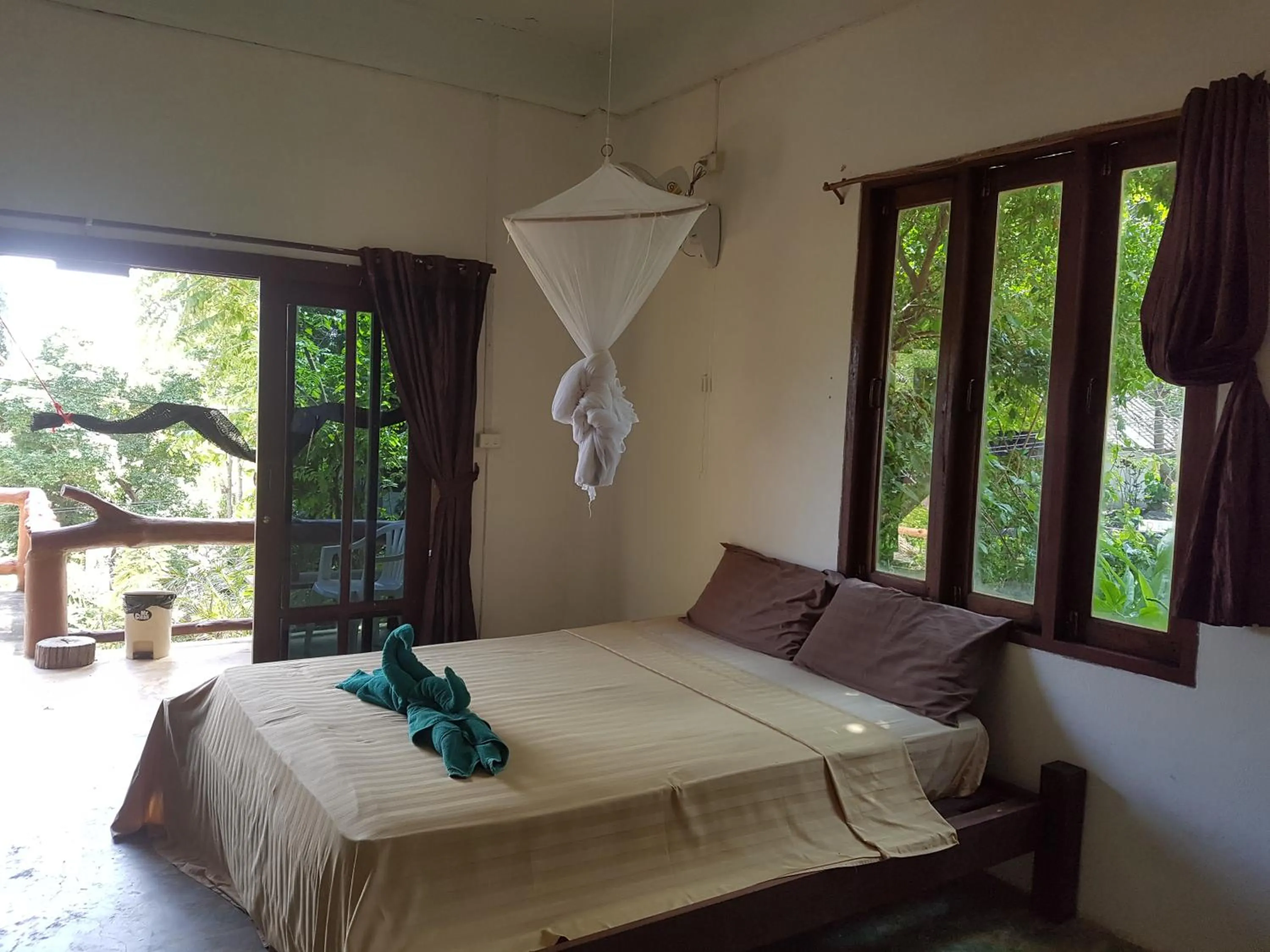 Bed in Poseidon Resort