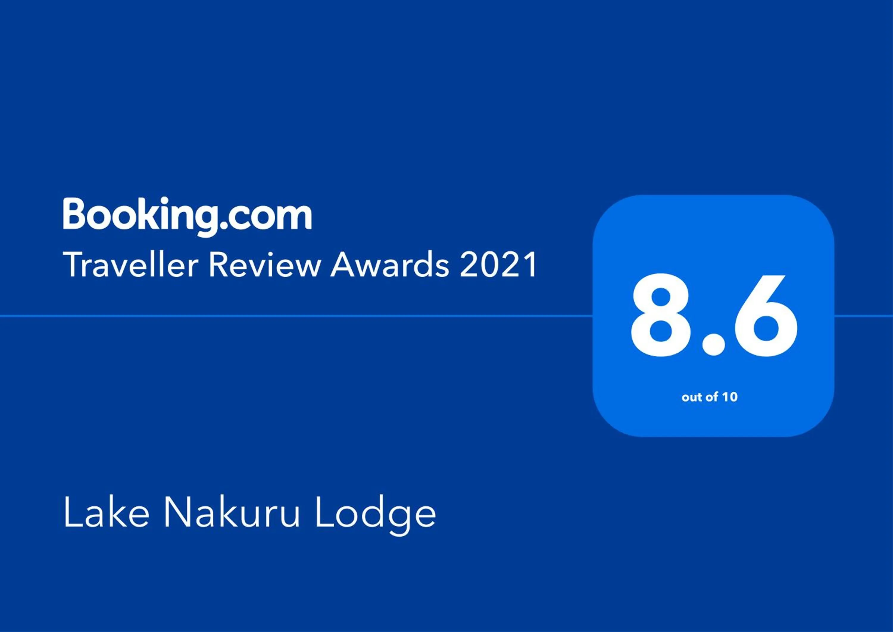 Certificate/Award in Lake Nakuru Lodge