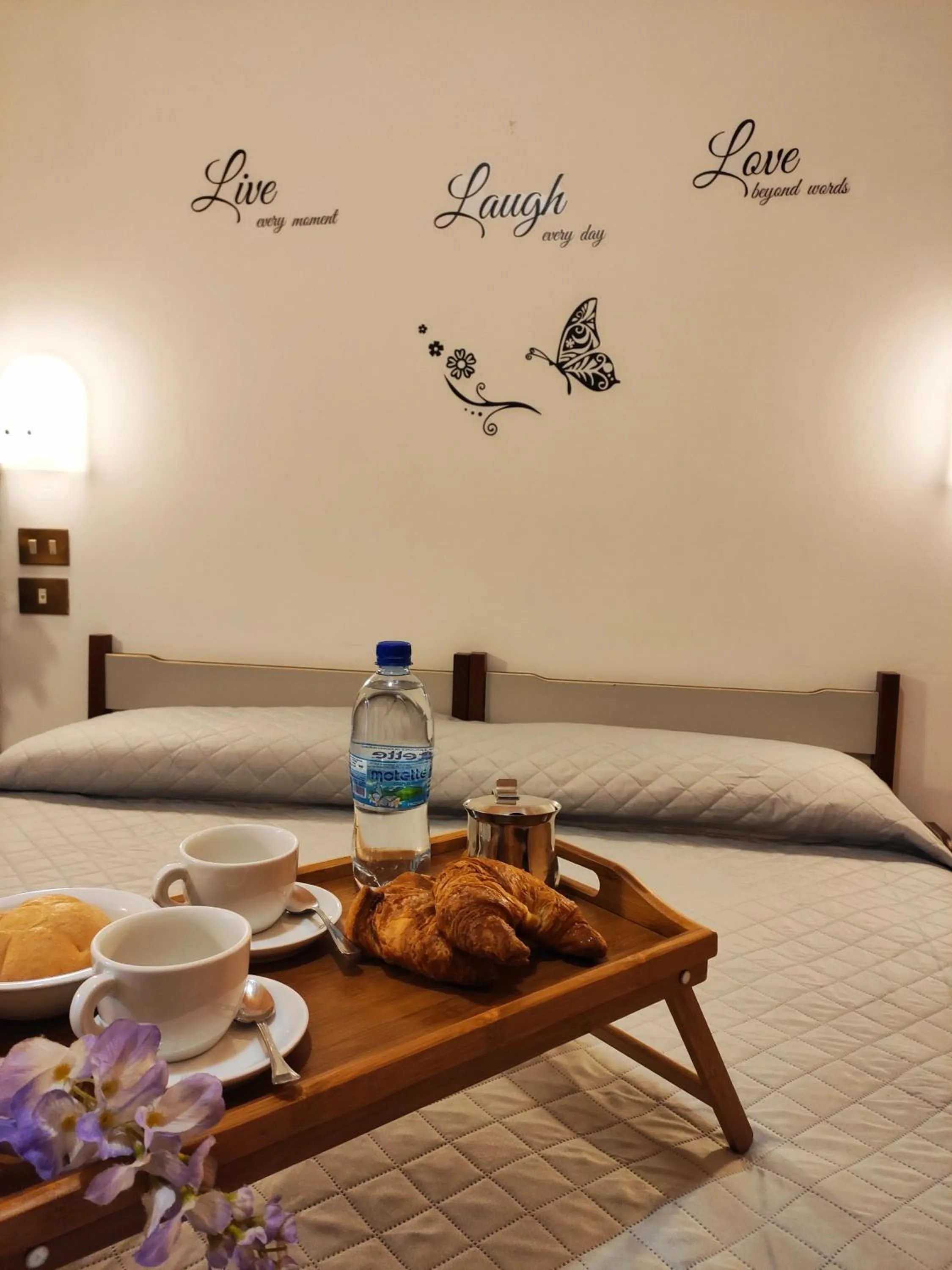 Bed in Hotel Palazzi