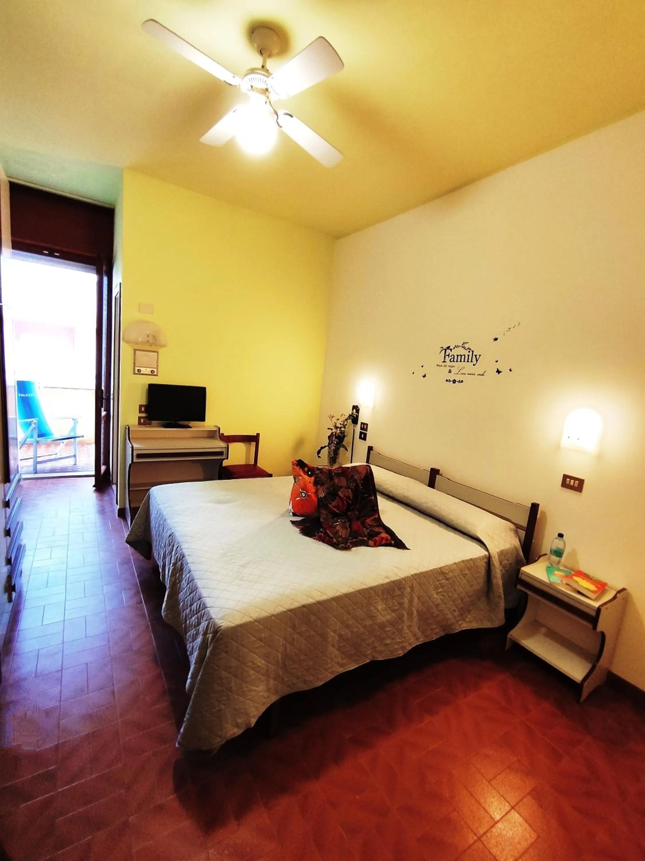 Bed in Hotel Palazzi