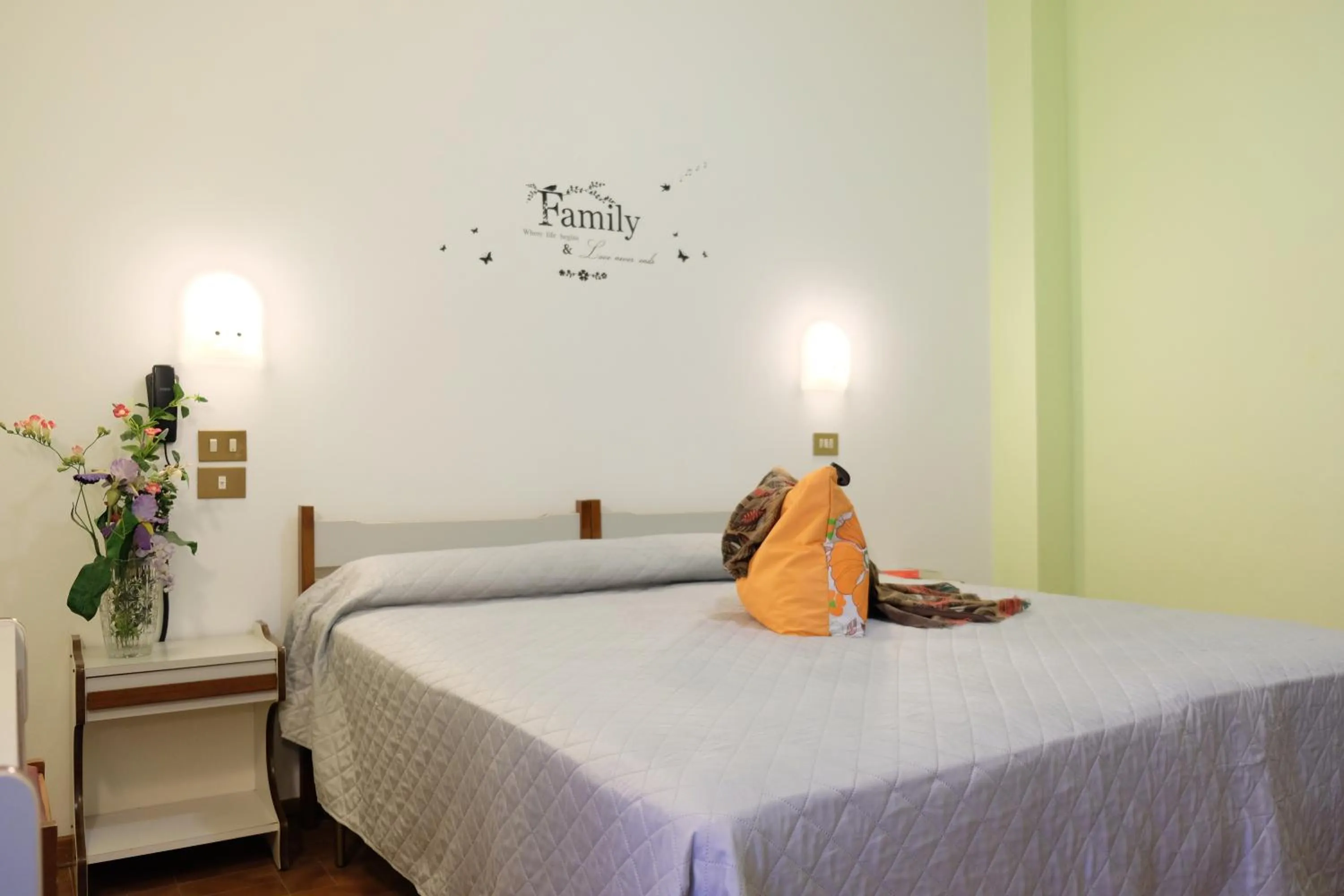 Bed in Hotel Palazzi