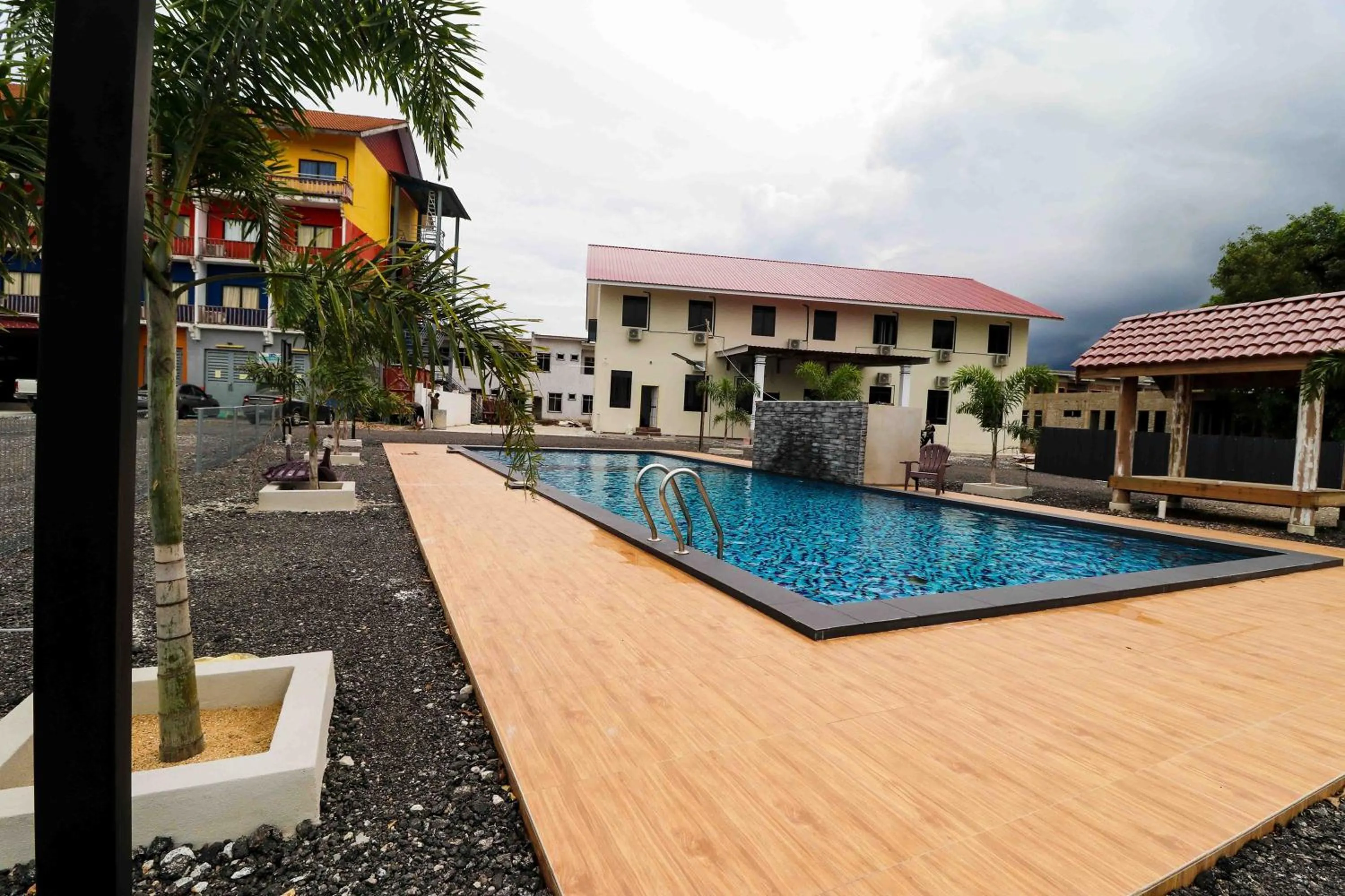 Swimming pool in AM Transit Inn Kuala Terengganu