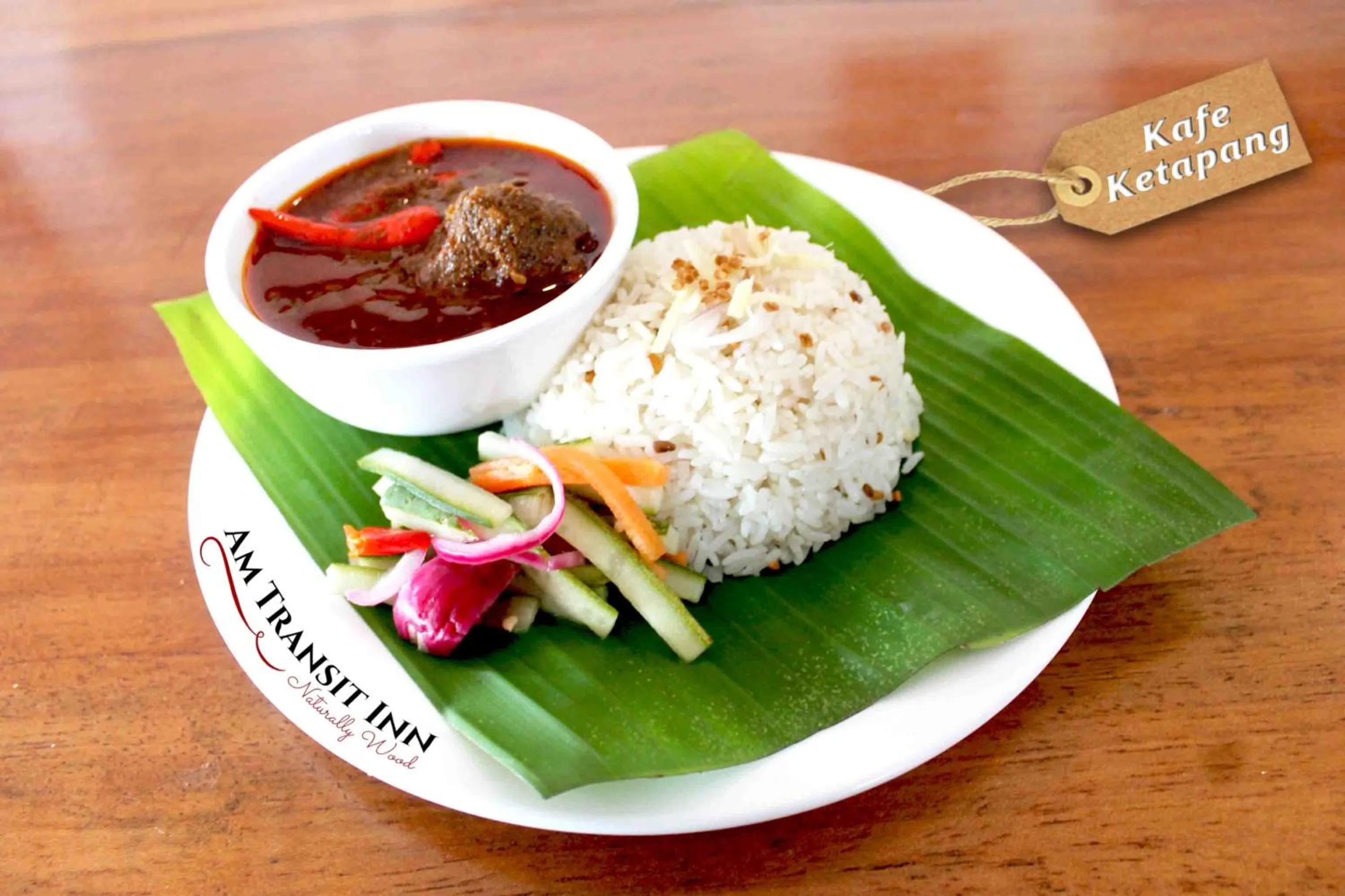 Asian breakfast in AM Transit Inn Kuala Terengganu