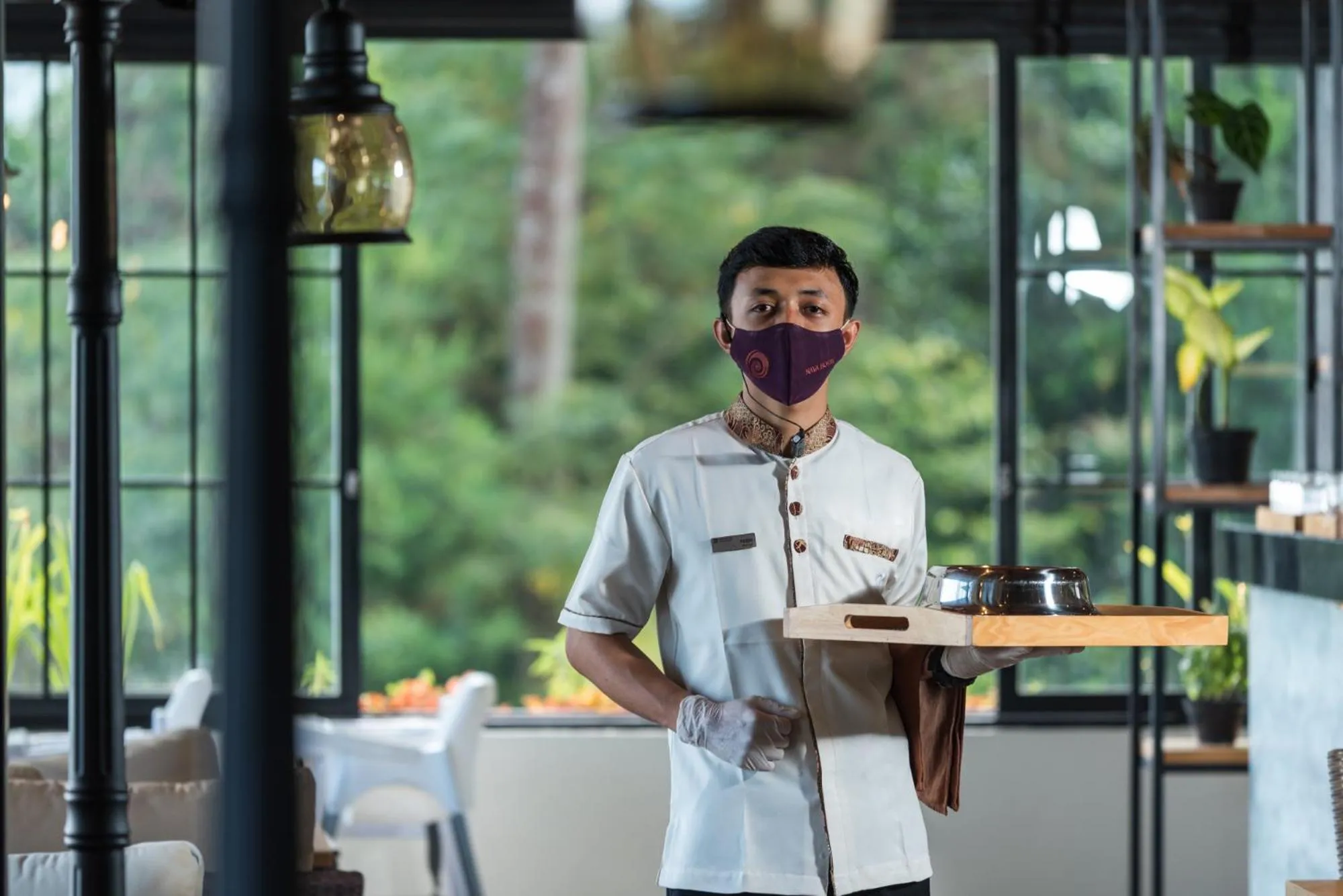 Staff in Nava Hotel Tawangmangu