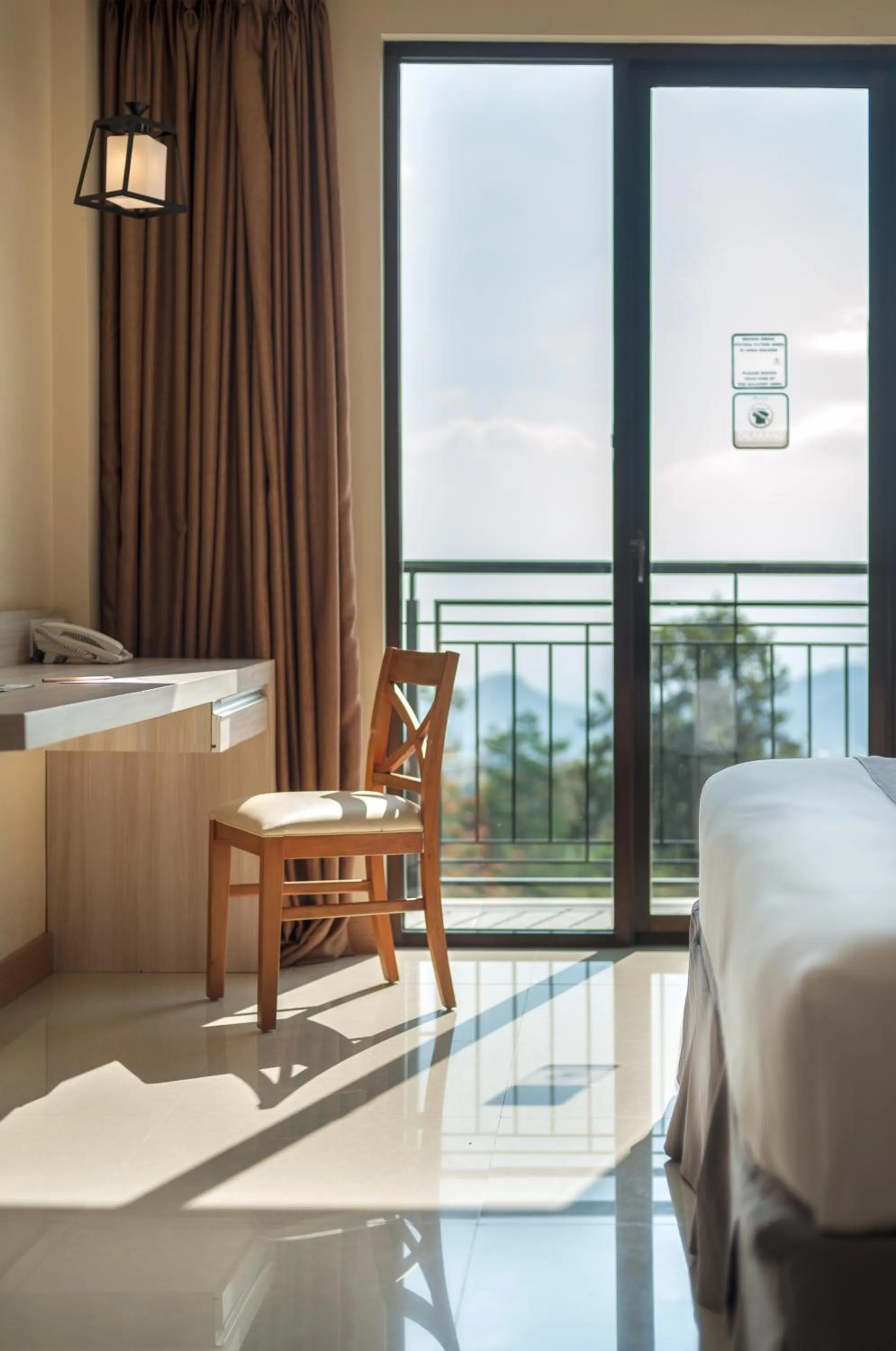 Pool view, Bed in Nava Hotel Tawangmangu