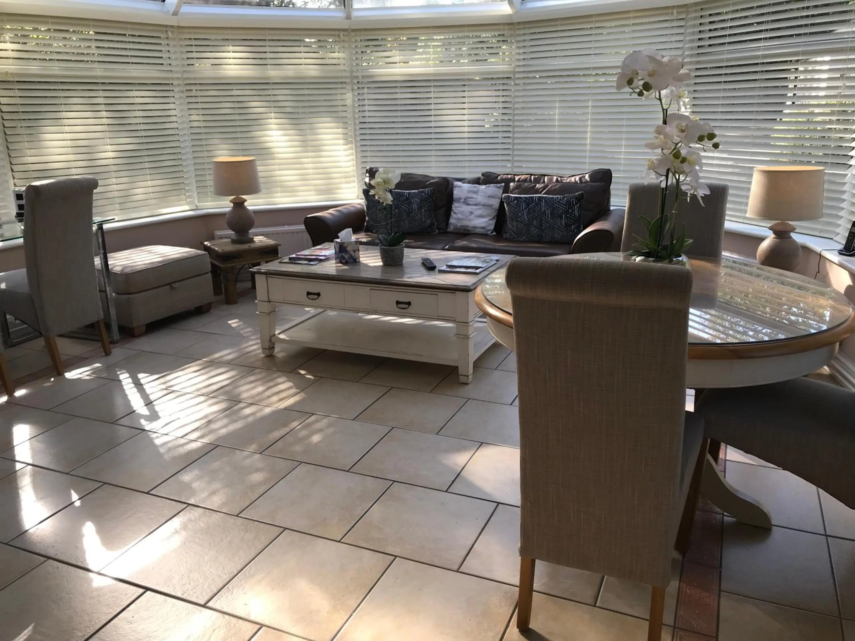 Communal lounge/ TV room in The Old School House Rooms