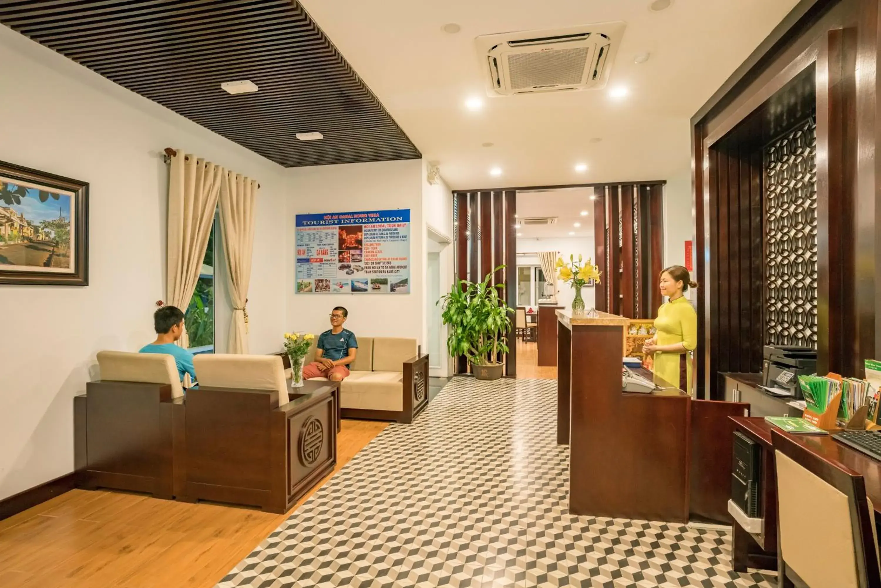 Lobby or reception in Hoi An Canal House Lobby or reception in Hoi An Canal House