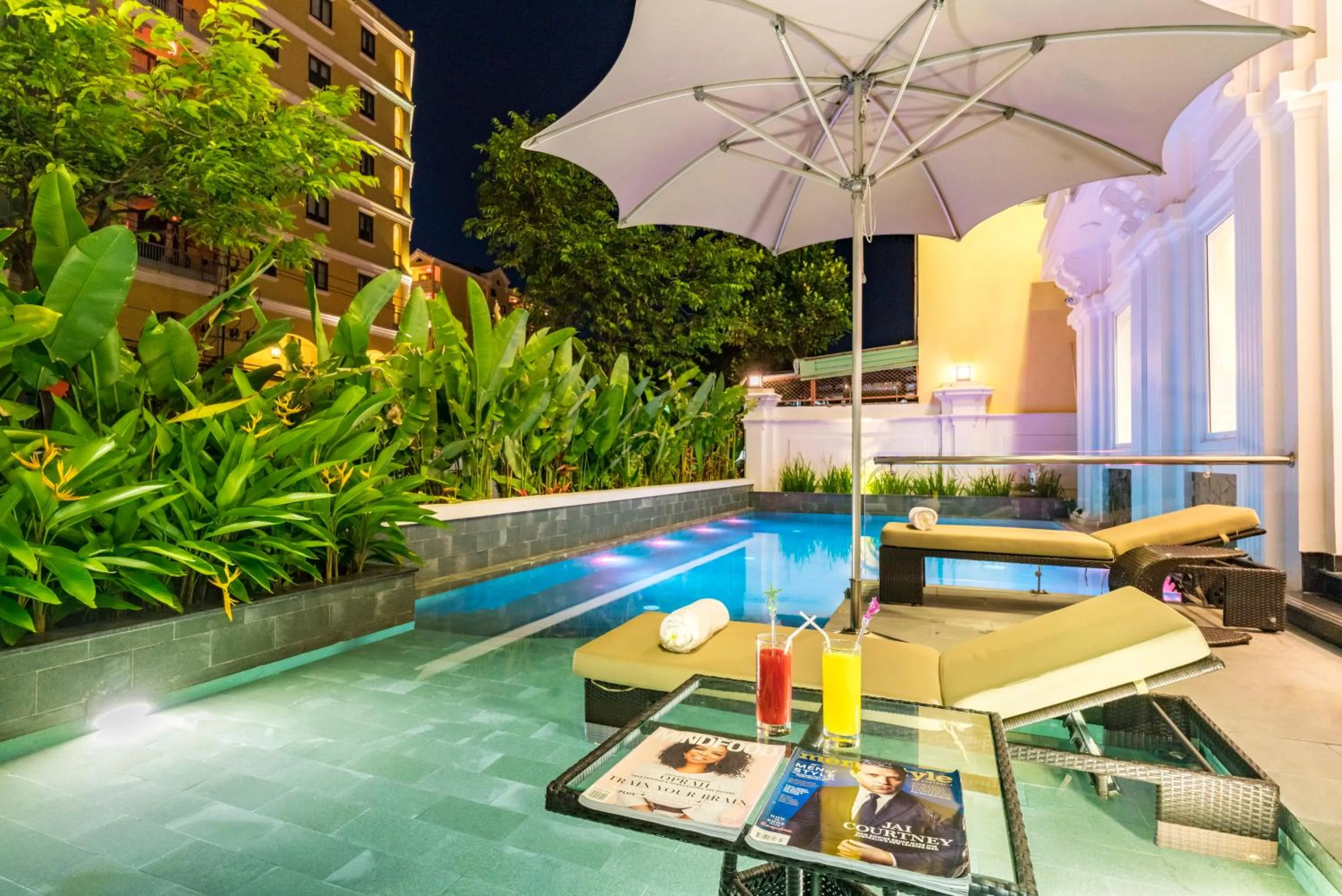 Swimming pool in Hoi An Canal House