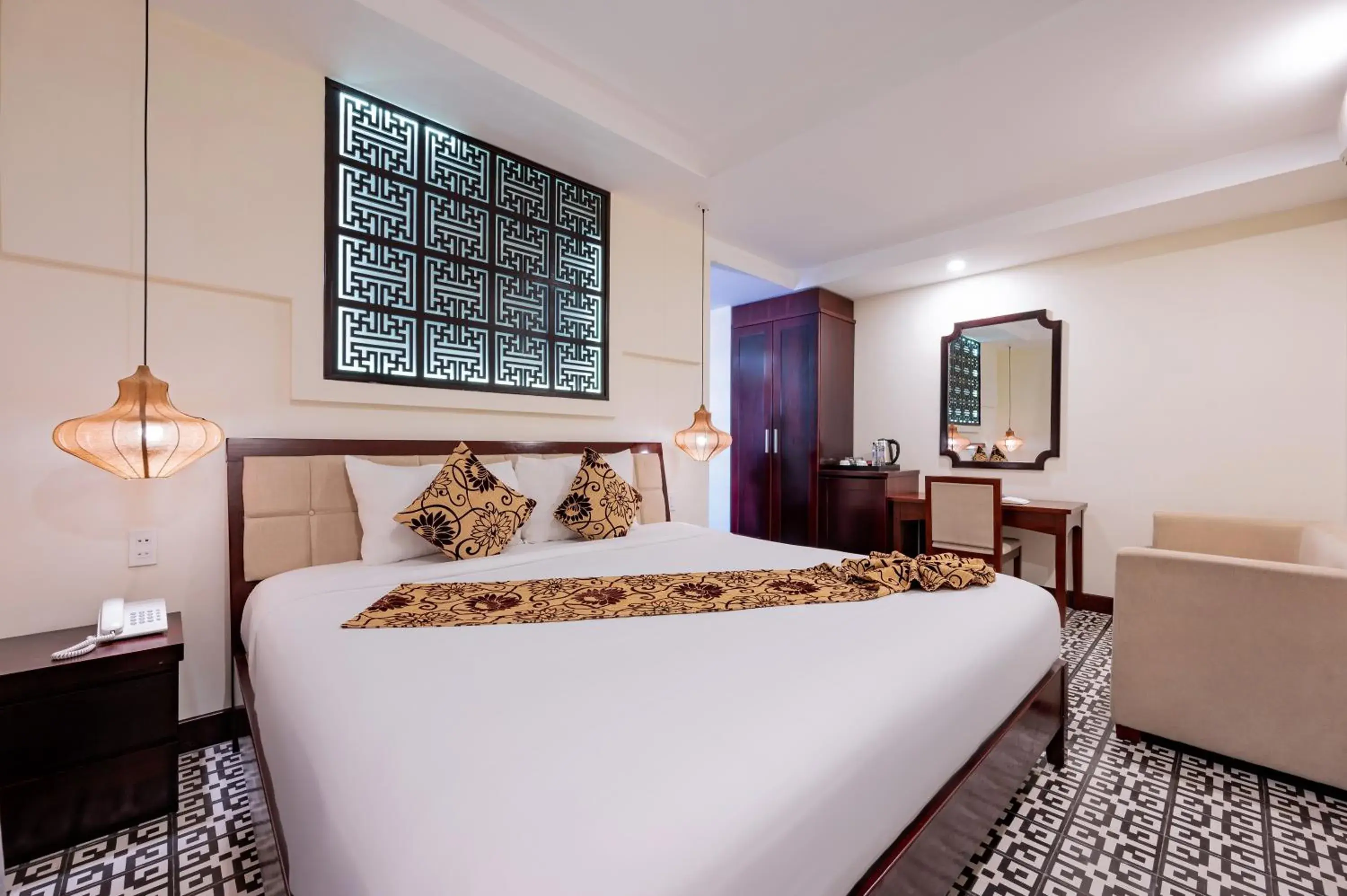 Bedroom, Bed in Hoi An Canal House Bedroom, Bed in Hoi An Canal House