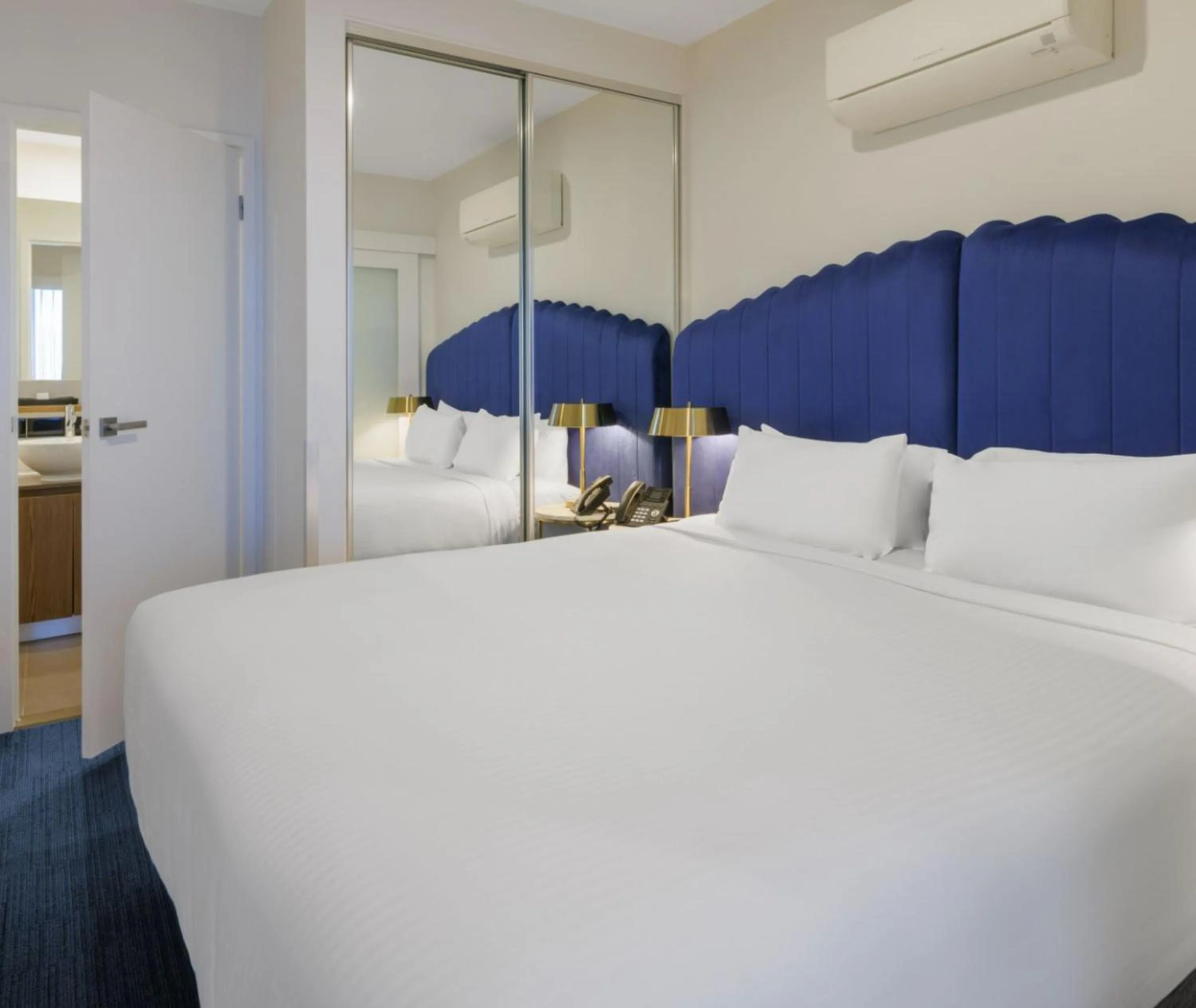 Bed in Avani Melbourne Jazz Corner Residences