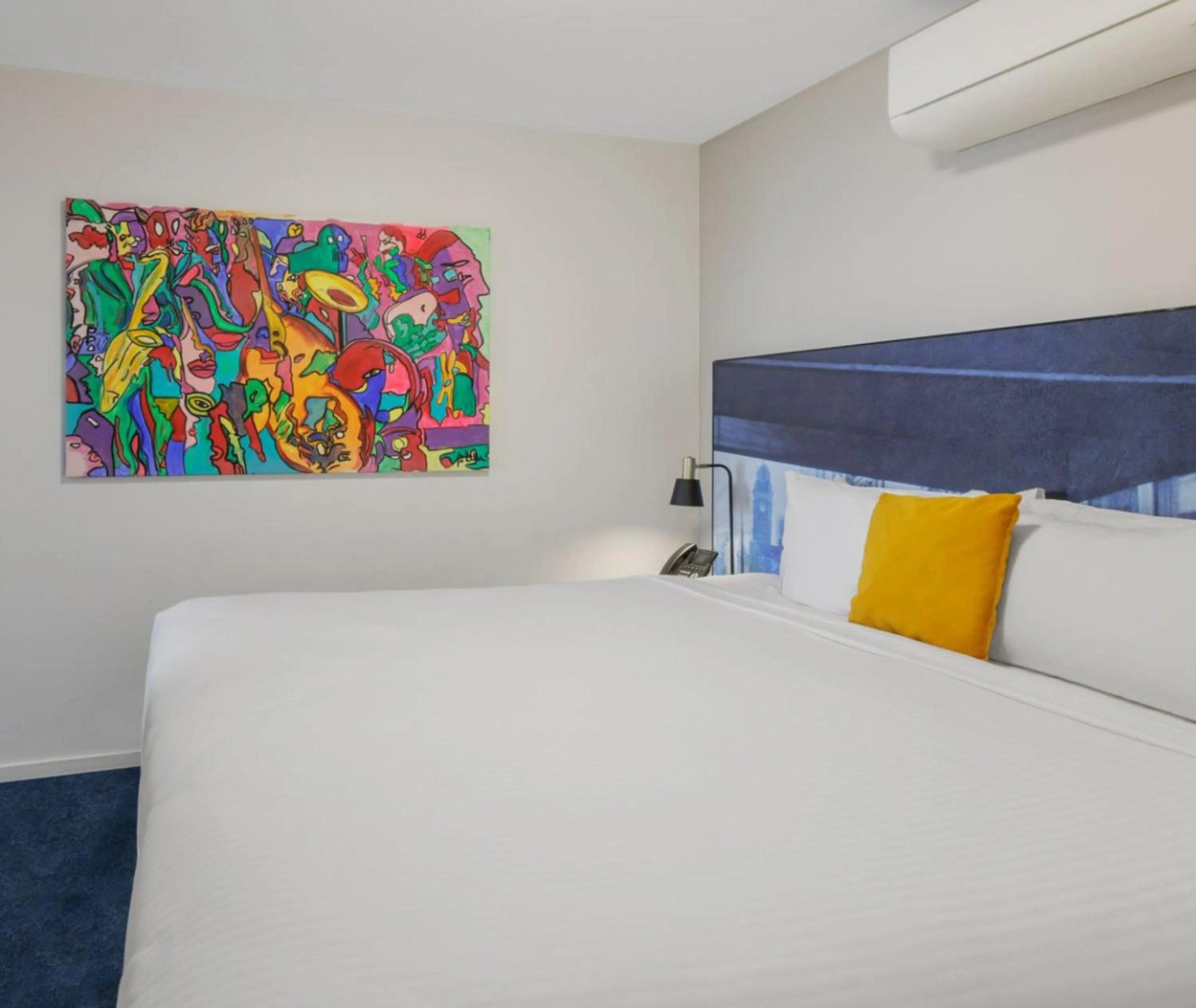 Bed in Avani Melbourne Jazz Corner Residences