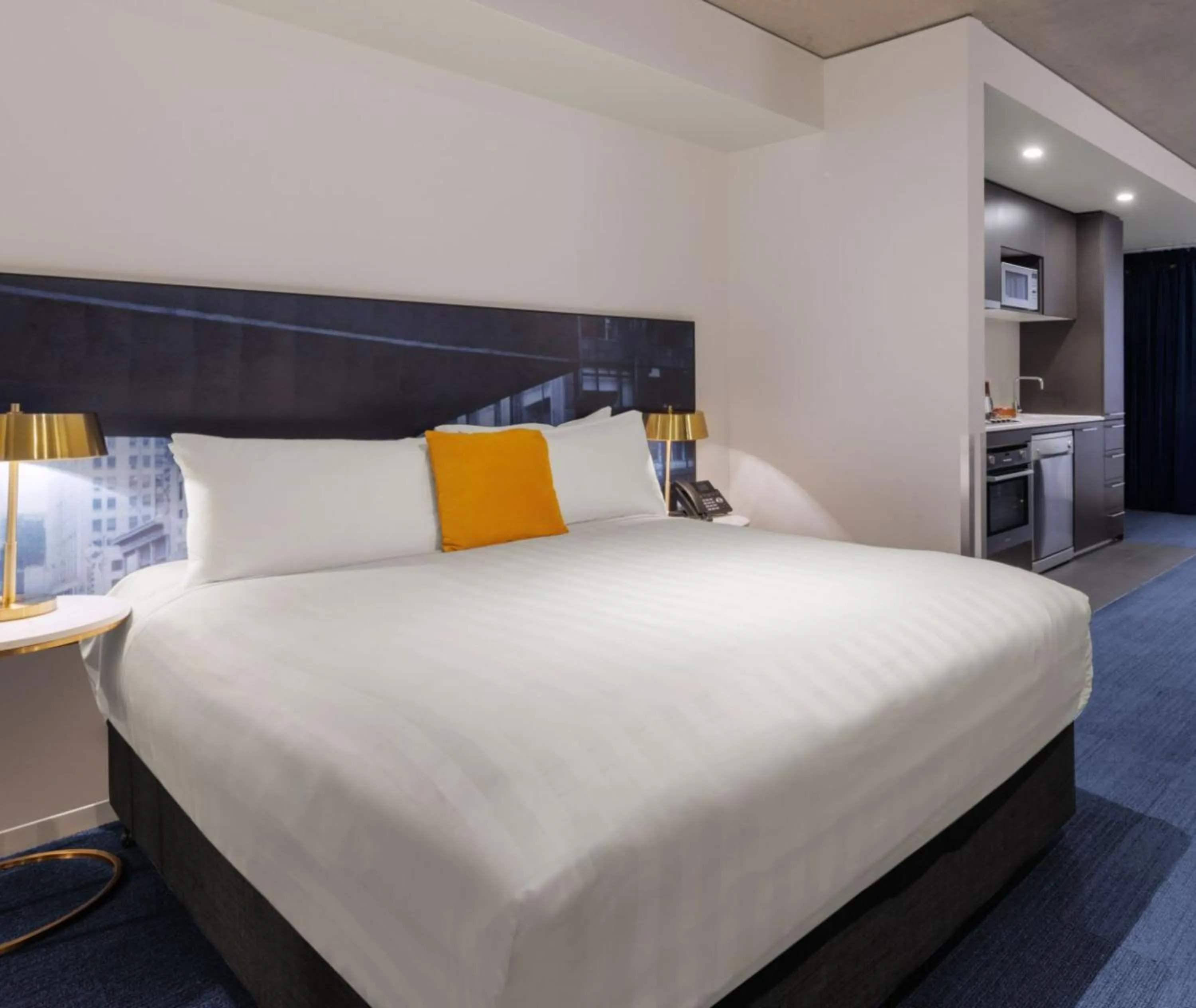 Bed in Avani Melbourne Jazz Corner Residences
