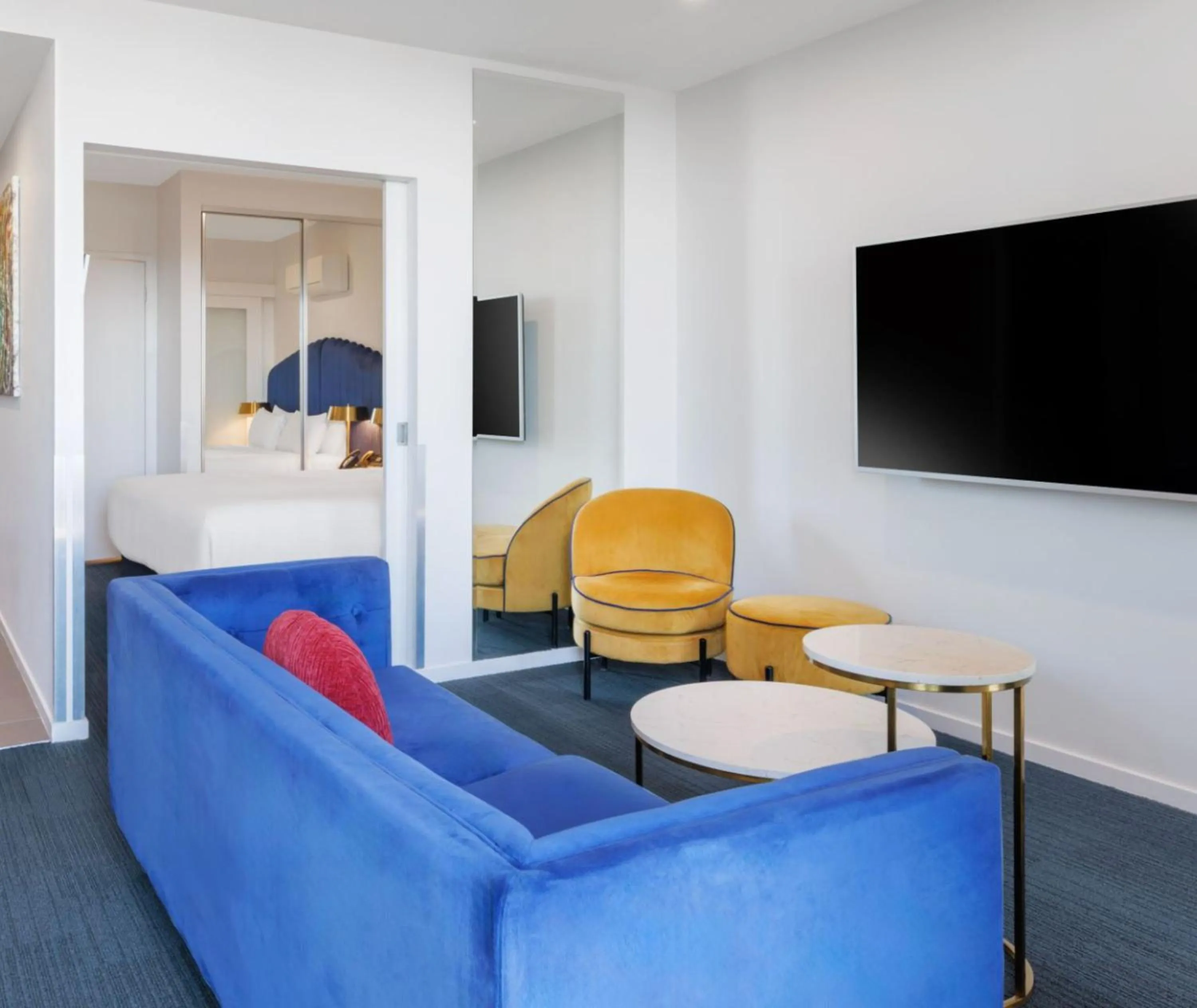 Living room in Avani Melbourne Jazz Corner Residences