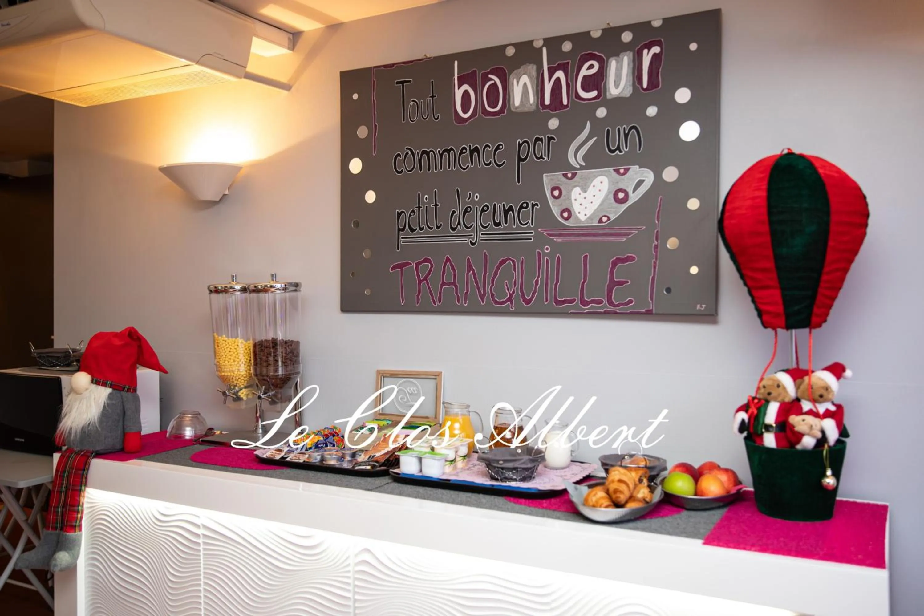 Breakfast in Le Clos Albert