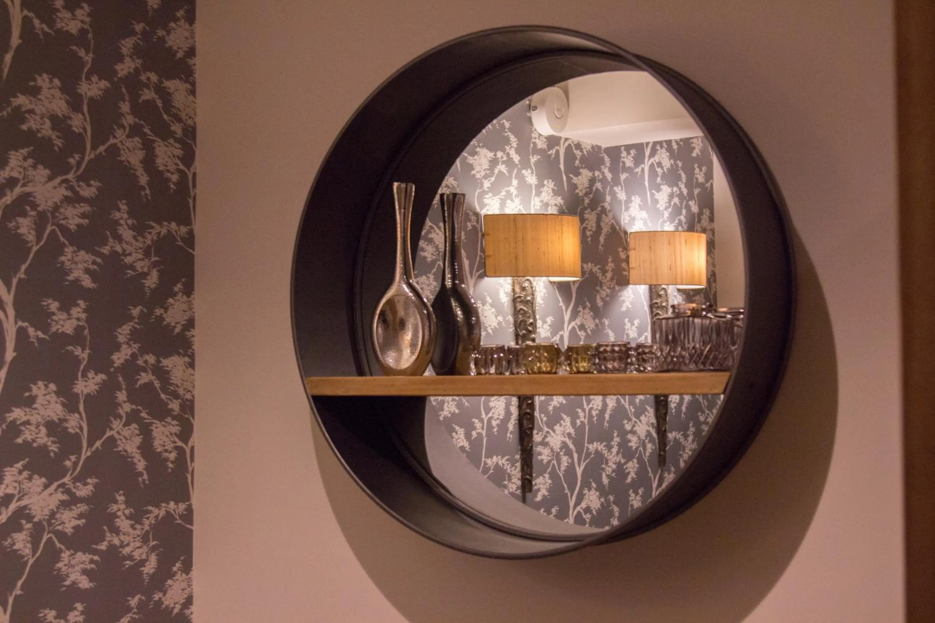 Decorative detail in The Peacock at Barlow