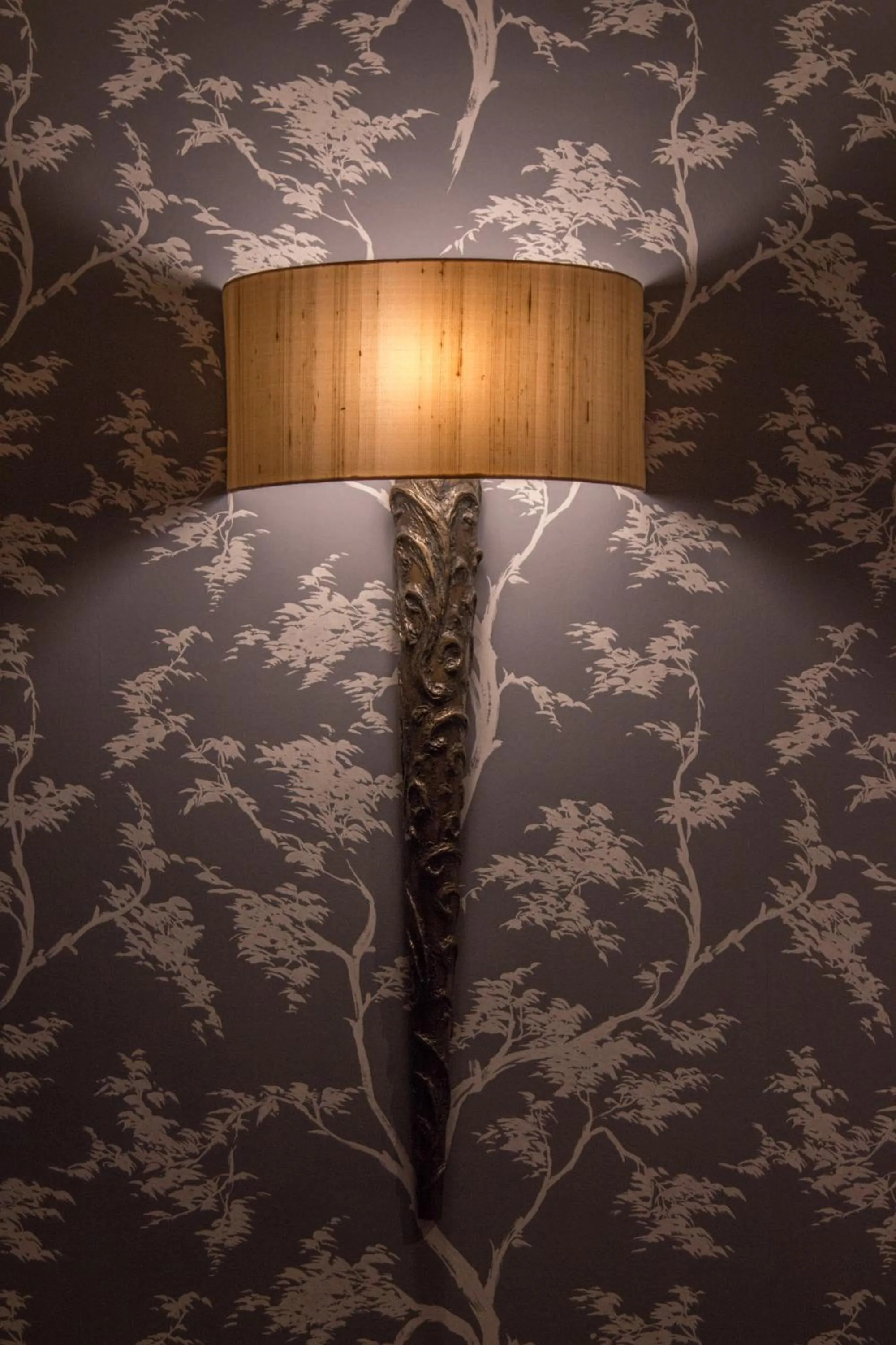 Decorative detail in The Peacock at Barlow