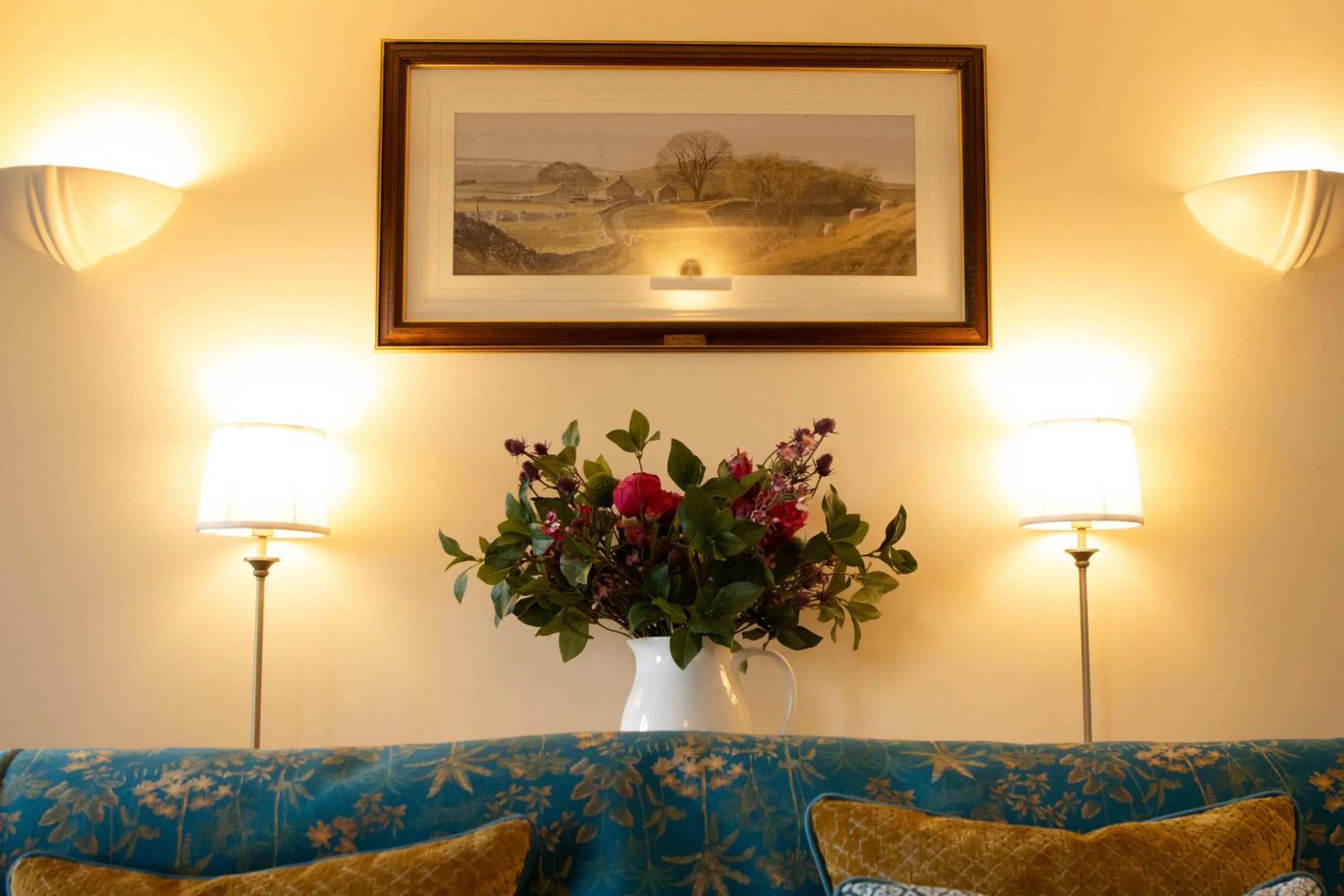 Living room in The Peacock at Barlow