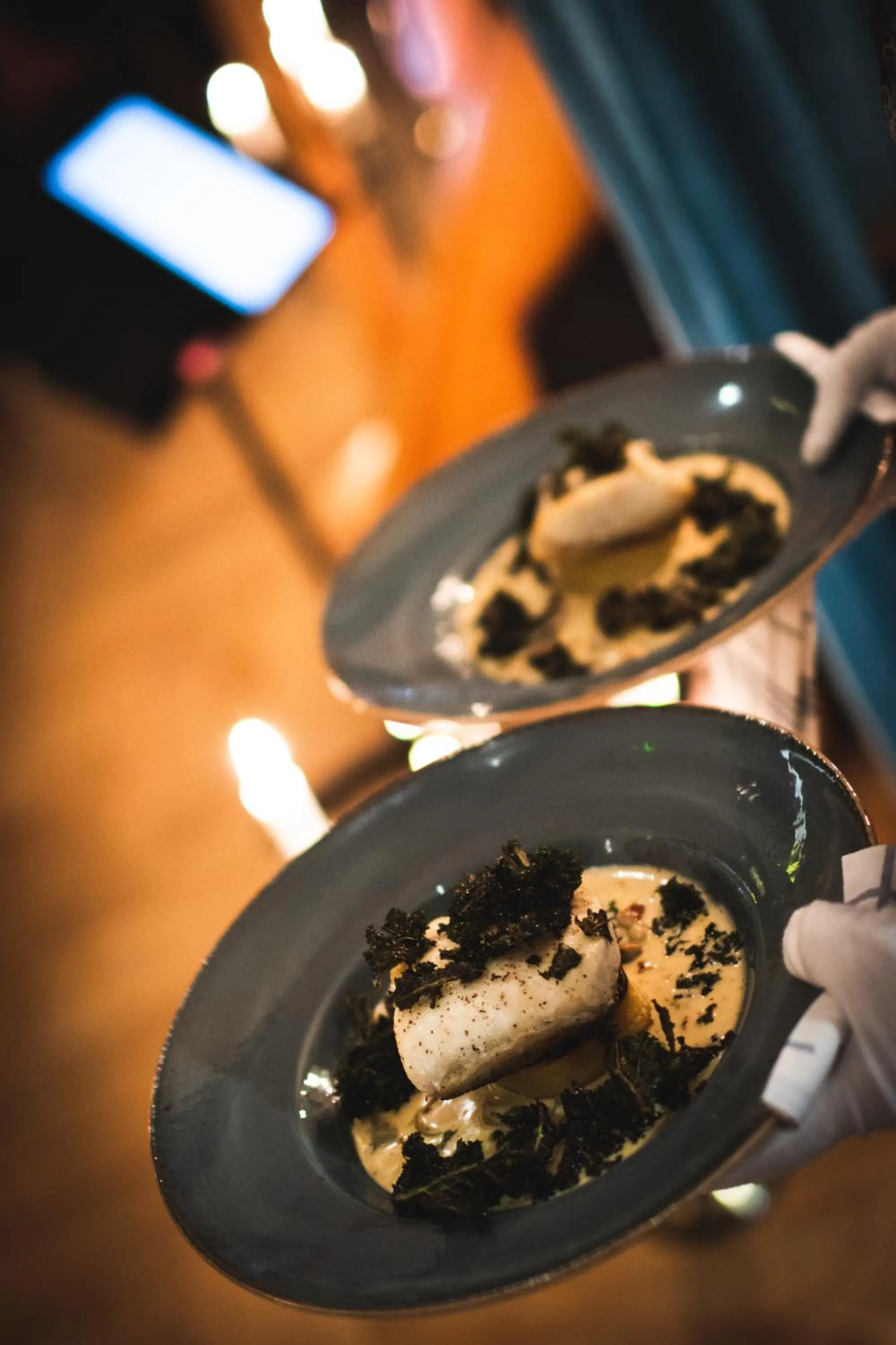 Food and drinks in The Peacock at Barlow